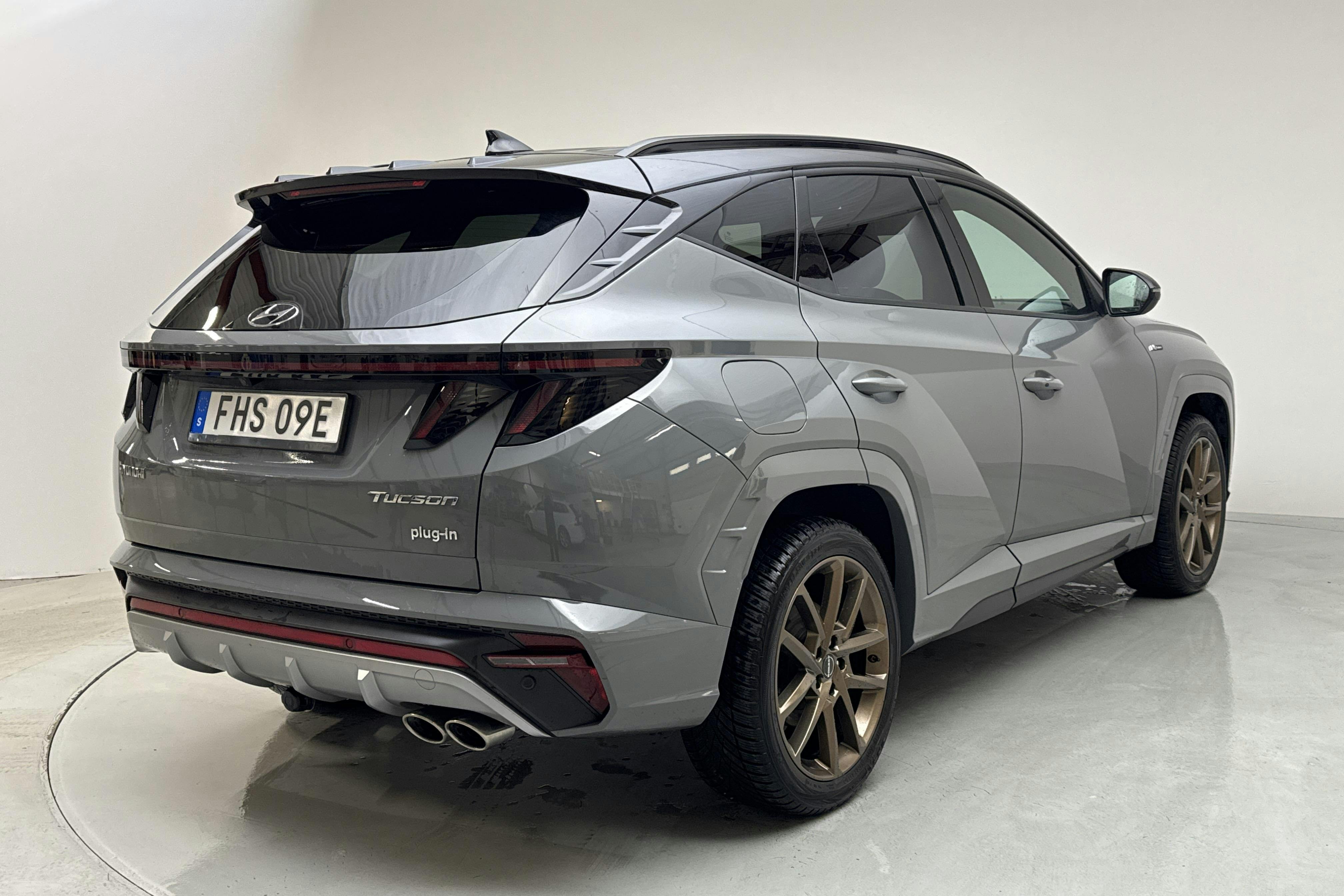 Hyundai Tucson 1.6 GDI Hybrid 4WD (230hk) - 3 414 mil - Automat - grå - 2022