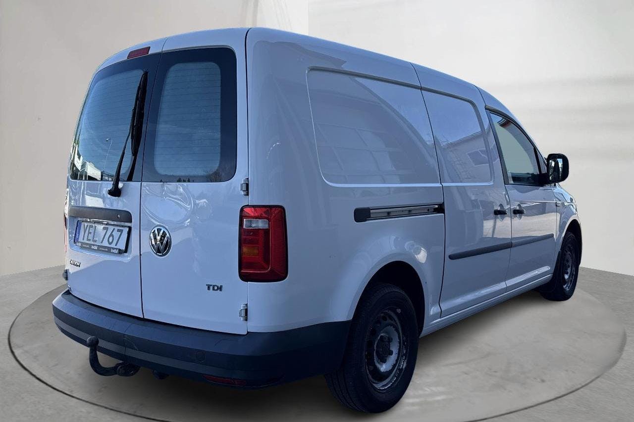 VW Caddy 2.0 TDI Maxi Skåp (102hk) - 13 338 mil - Manuell - vit - 2016