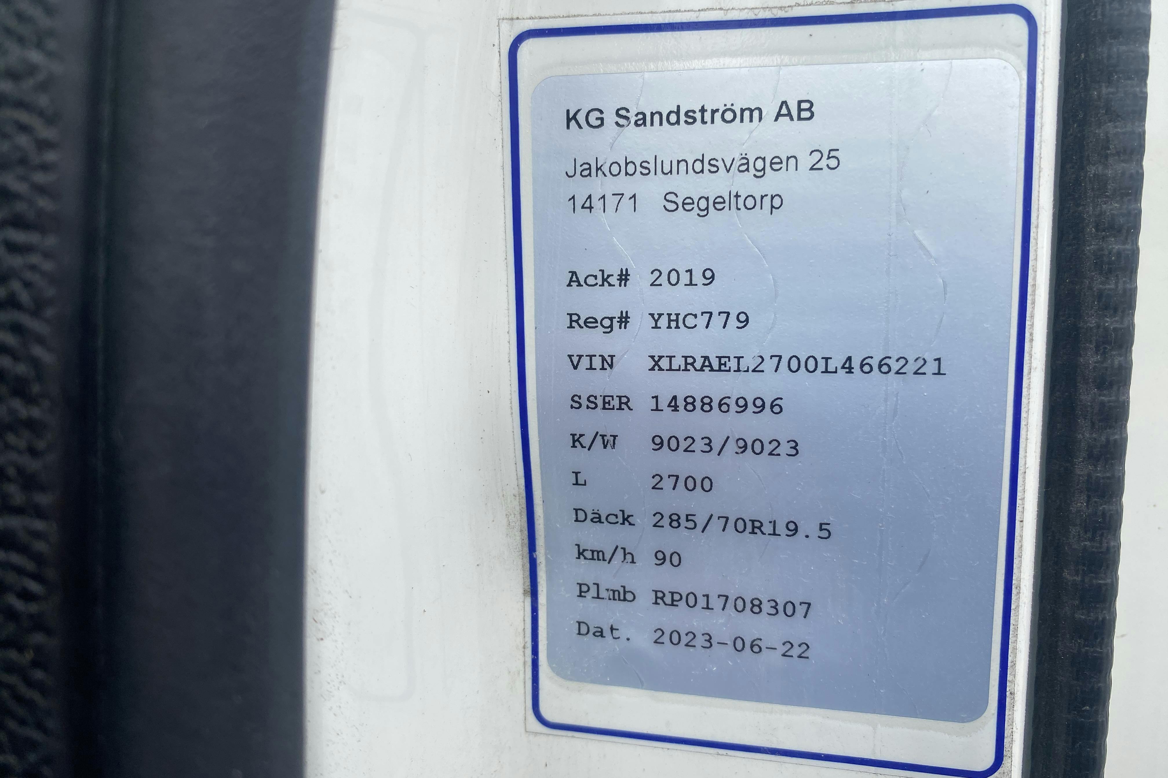 DAF FA LF290I - 189 145 km - Automat - vit - 2017