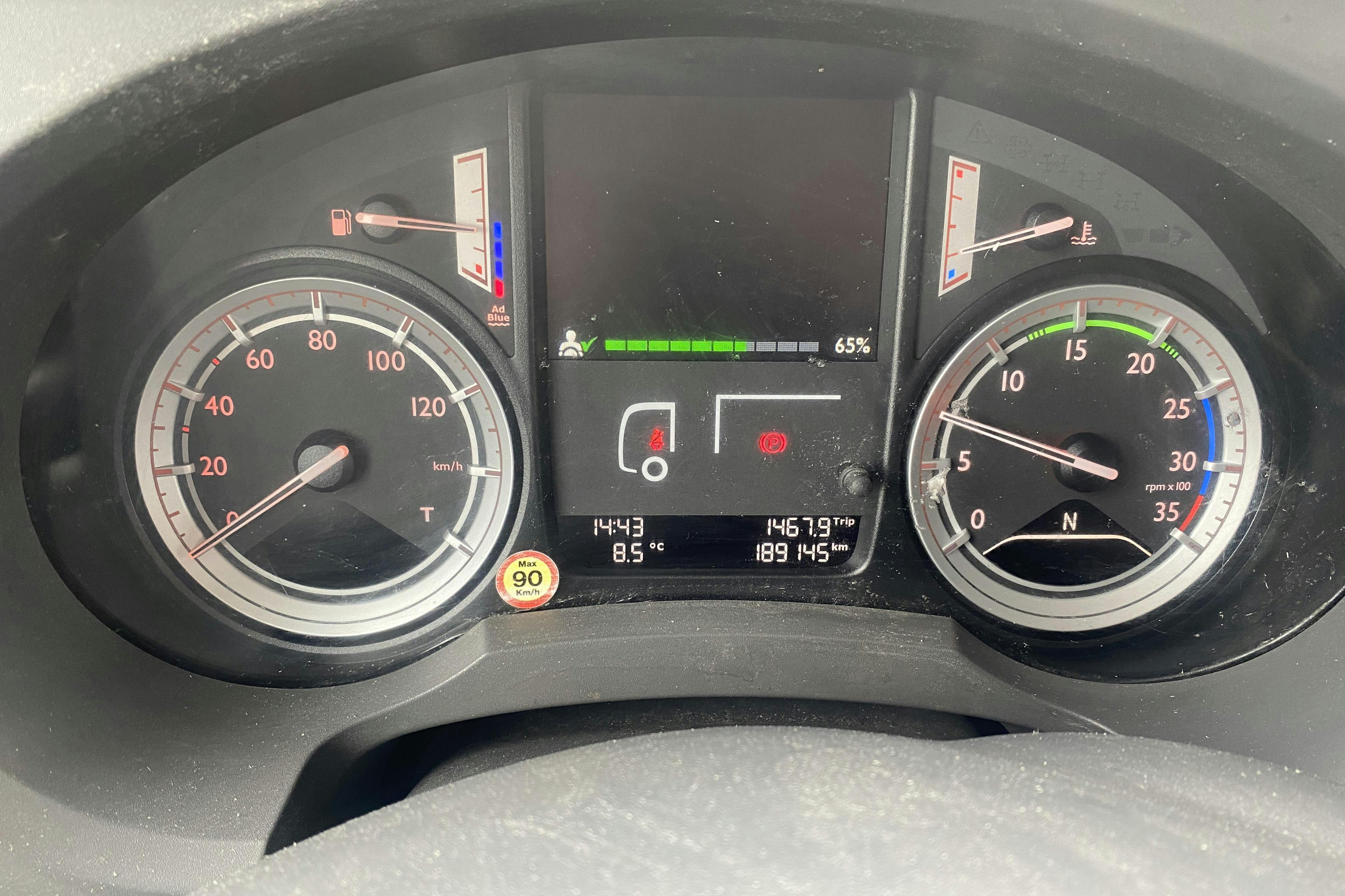 DAF FA LF290I - 189 145 km - Automat - vit - 2017