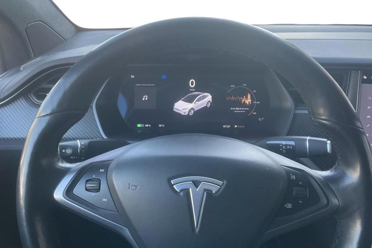 Tesla Model X 100D - 25 933 mil - Automat - vit - 2018