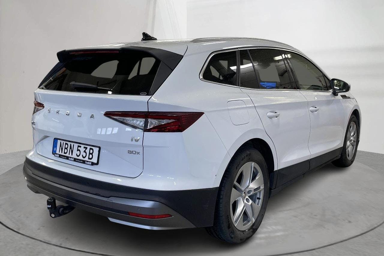 Skoda Enyaq 80x iV (265hk) - 4 538 mil - Automat - vit - 2022