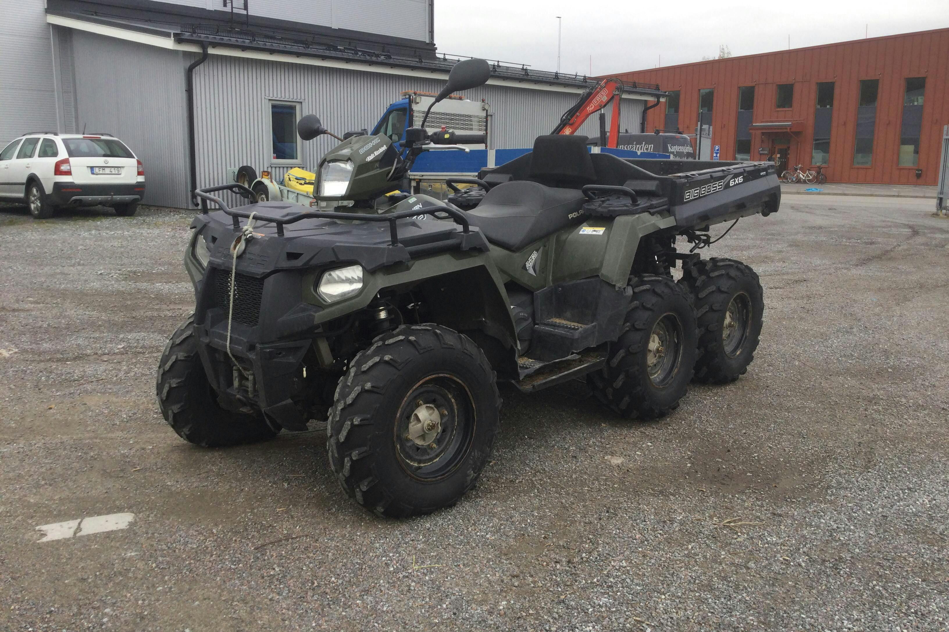 POLARIS SPORTSMAN 570 BIG BOSS 6X6 ATV (Rep.Objekt) - 335 mil - Manuell - grön - 2016