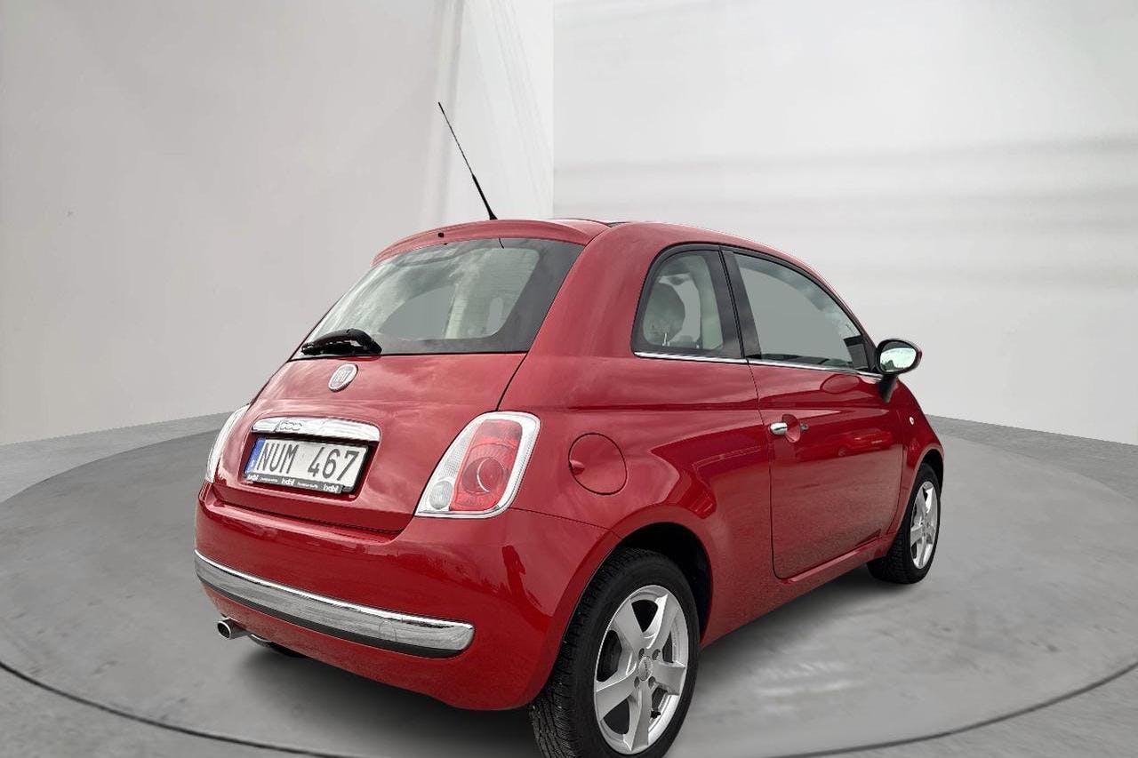 Fiat 500 1.2 (69hk) - 107 540 km - Manual - red - 2012