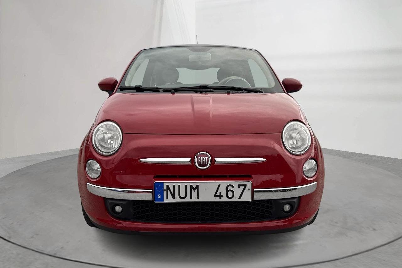 Fiat 500 1.2 (69hk) - 107 540 km - Manual - red - 2012