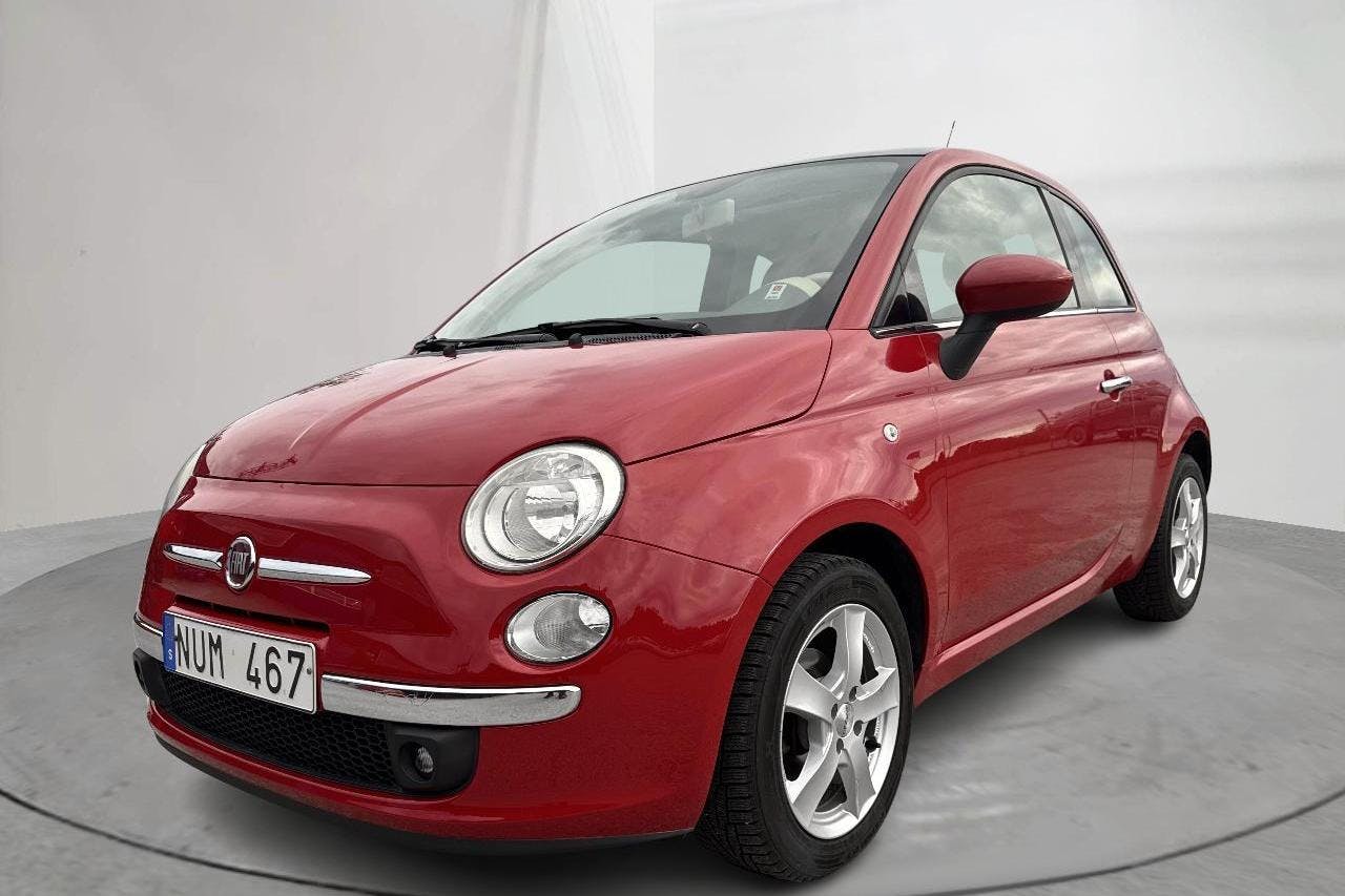 Fiat 500 1.2 (69hk) - 10 754 mil - Manuell - röd - 2012