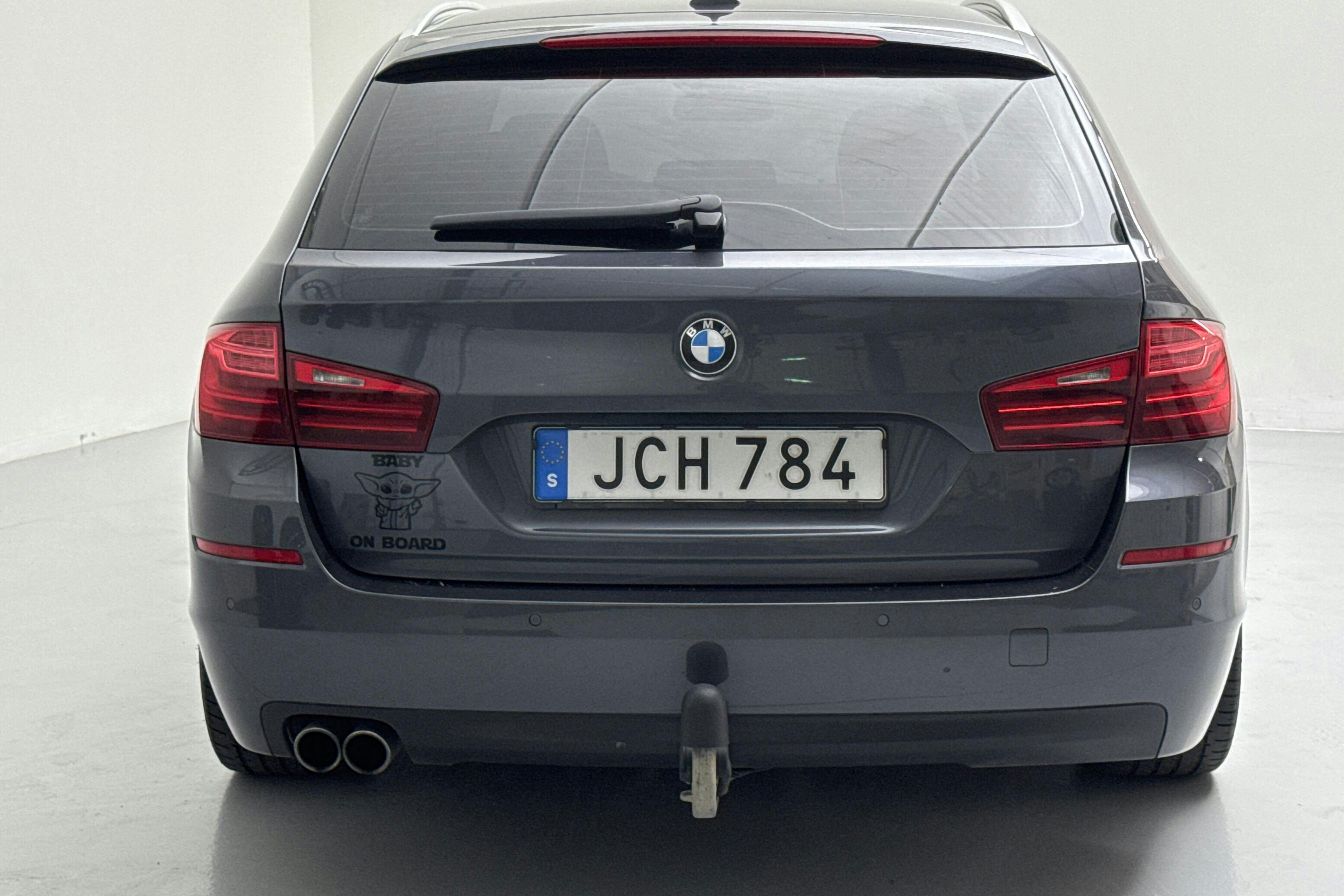 BMW 520d Touring, F11 (190hk) - 185 850 km - Automaatne - hall - 2016