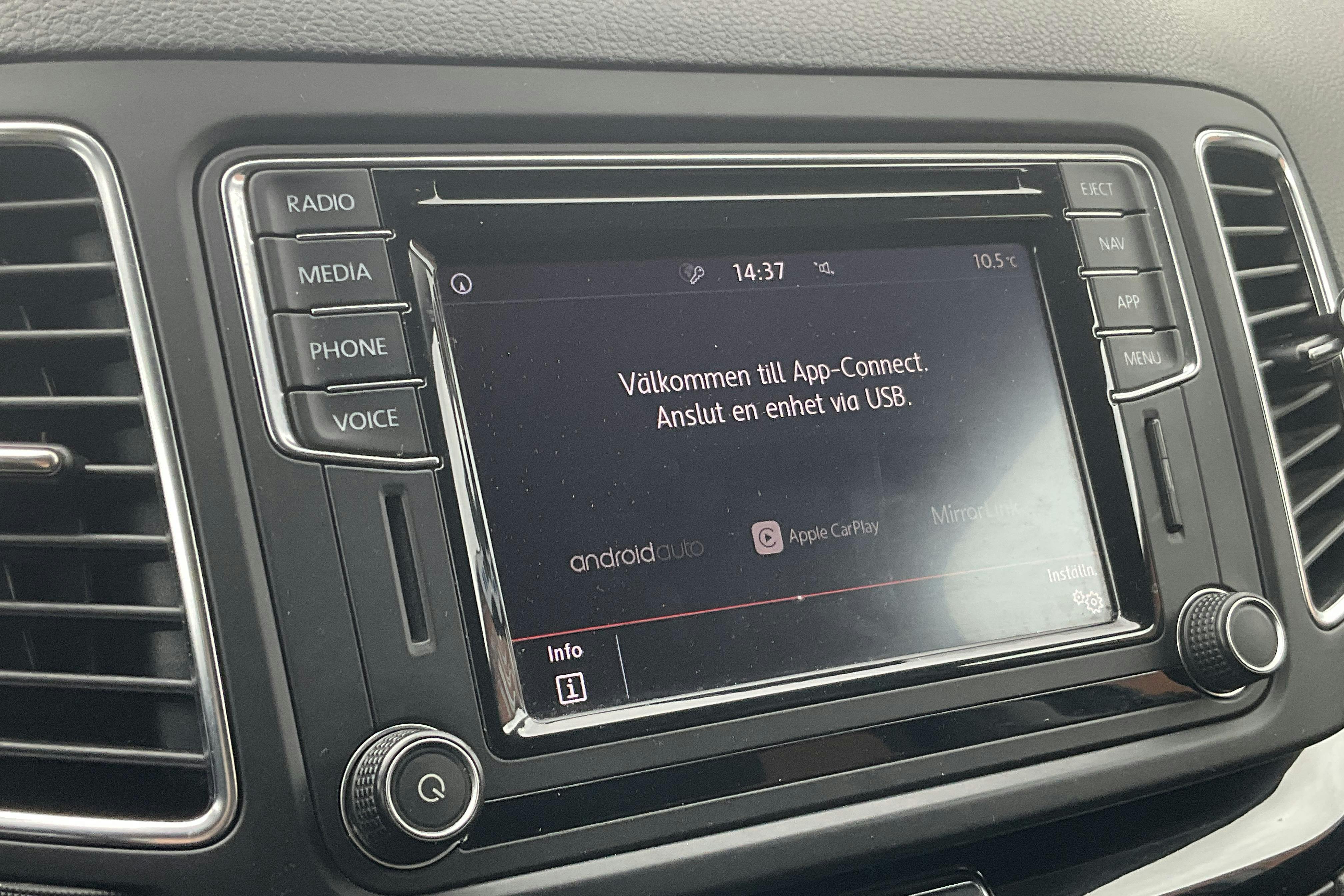 VW Sharan 2.0 TDI 4Motion (184hk) - 22 616 mil - Automat - svart - 2018