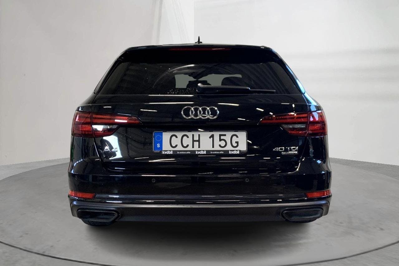 Audi A4 Avant 40 TDI quattro (190hk) - 3 838 mil - Automat - svart - 2019