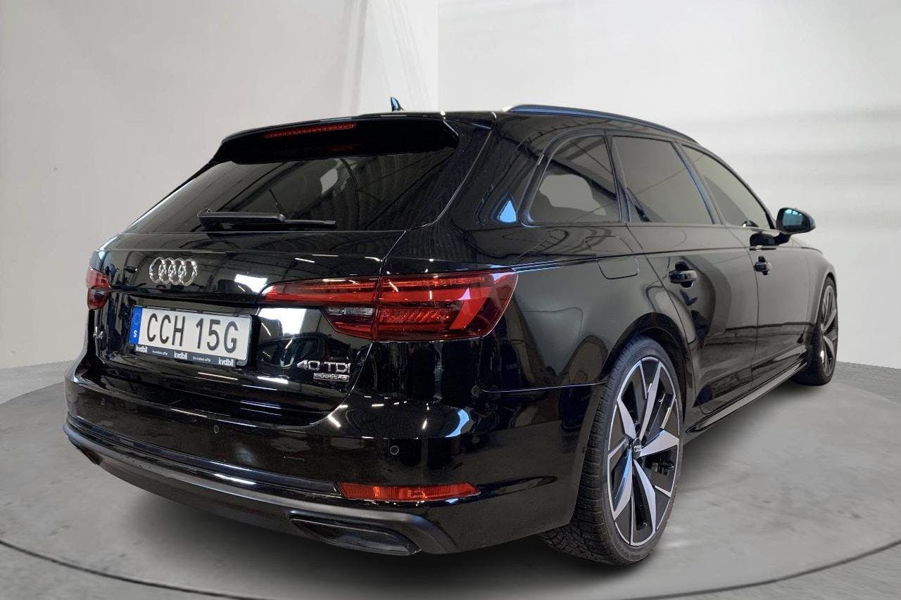 Audi A4 Avant 40 TDI quattro (190hk) - 3 838 mil - Automat - svart - 2019