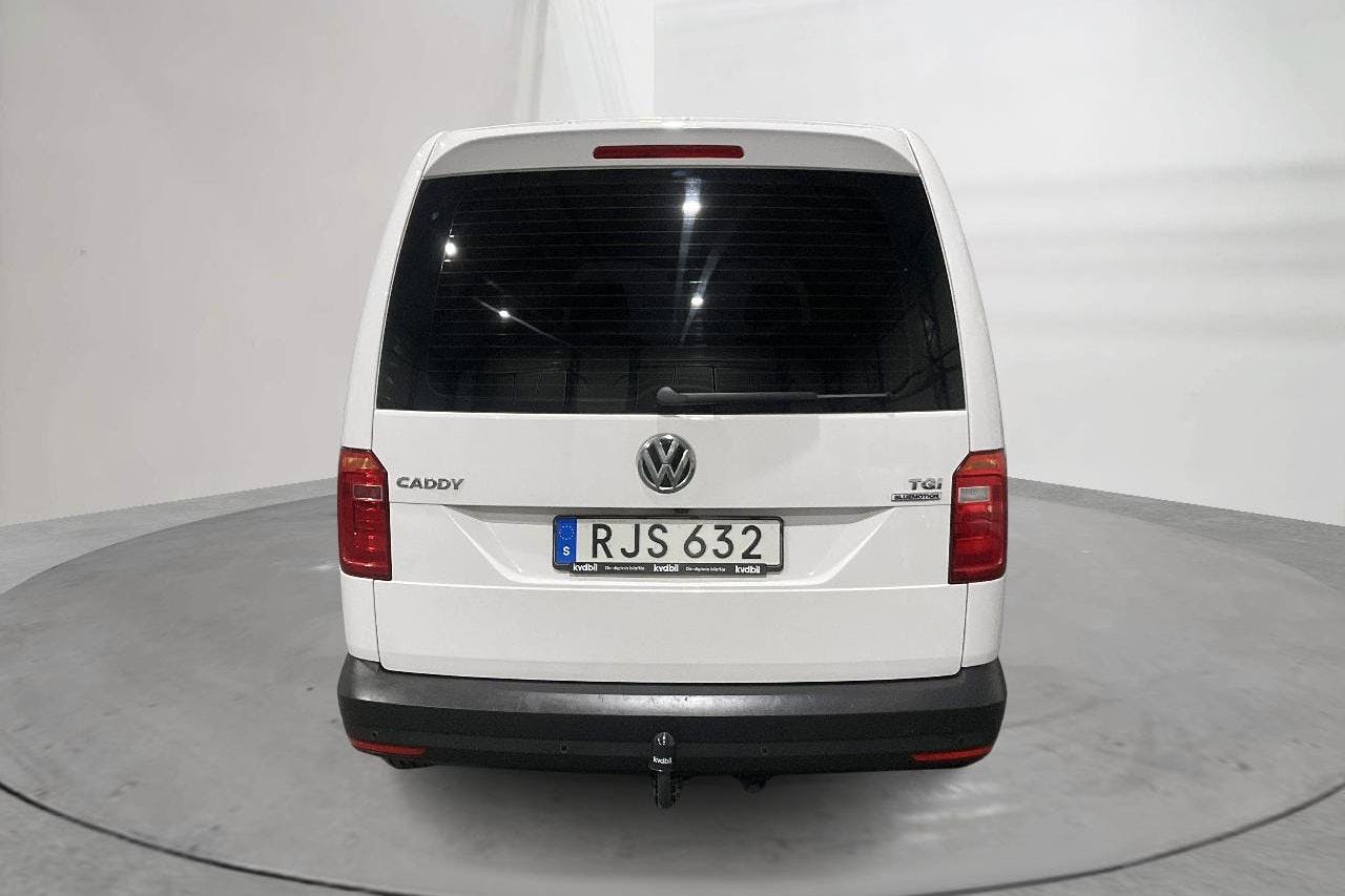 VW Caddy 1.4 TGI Maxi Skåp (110hk) - 8 035 mil - Automat - vit - 2017