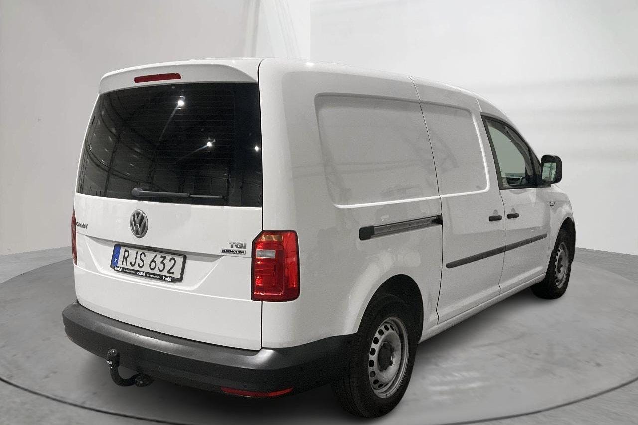 VW Caddy 1.4 TGI Maxi Skåp (110hk) - 8 035 mil - Automat - vit - 2017