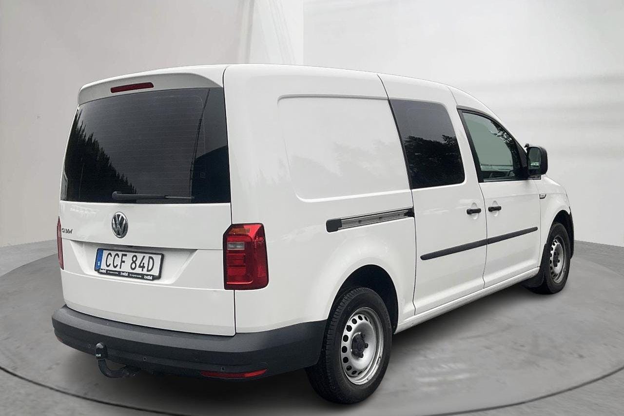 VW Caddy Maxi 2.0 TDI (102hk) - 5 093 mil - Automat - vit - 2020