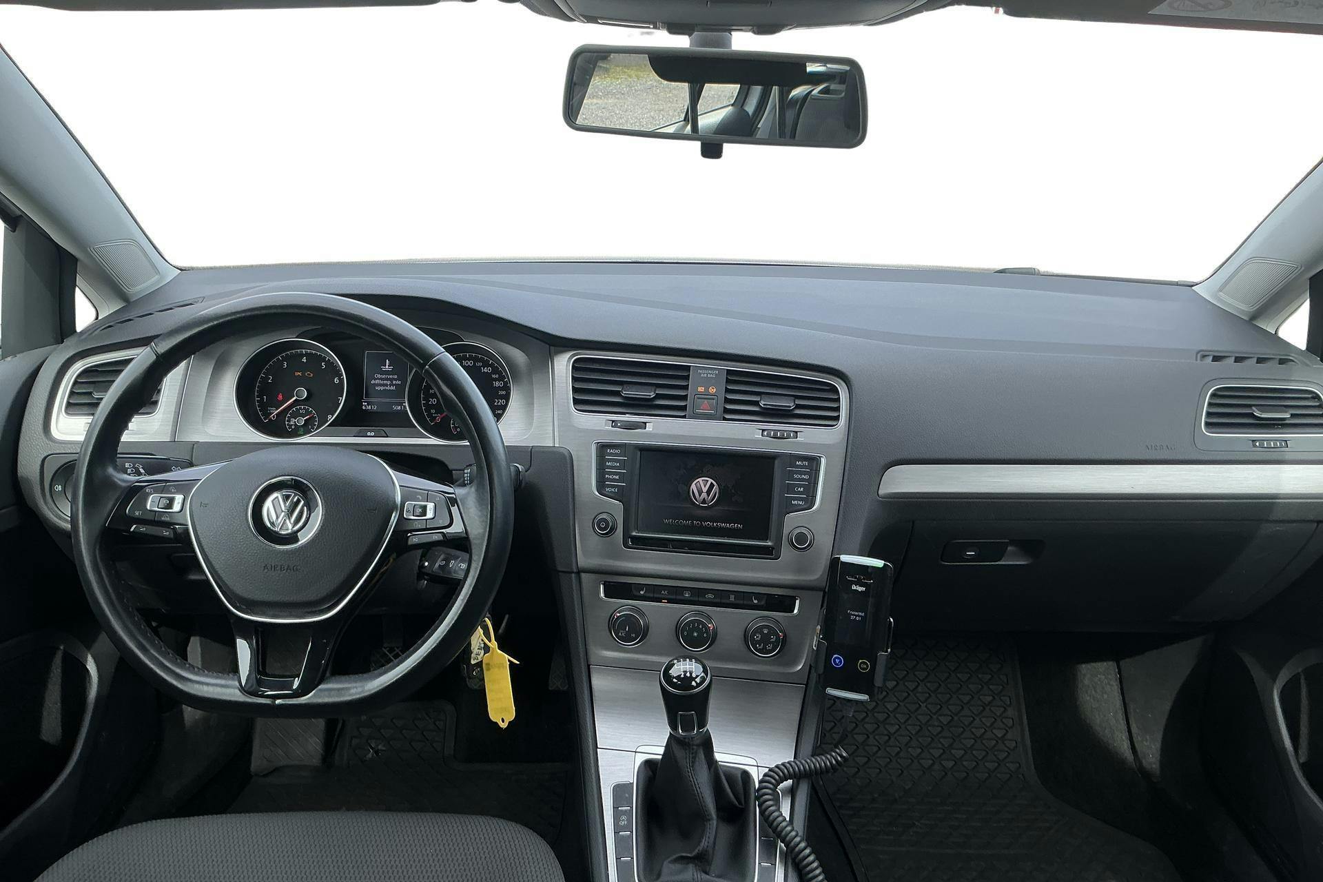 VW Golf VII 1.4 TGI BlueMotion Sportscombi (110hk) - 63 810 km - Manual - white - 2016