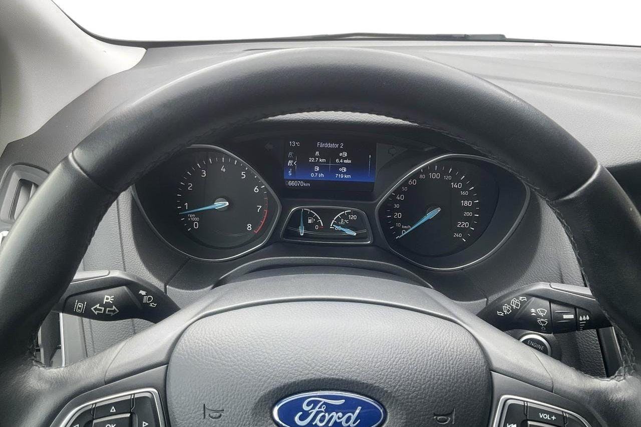 Ford Focus 1.0 EcoBoost Kombi (100hk) - 6 608 mil - Manuell - brun - 2015