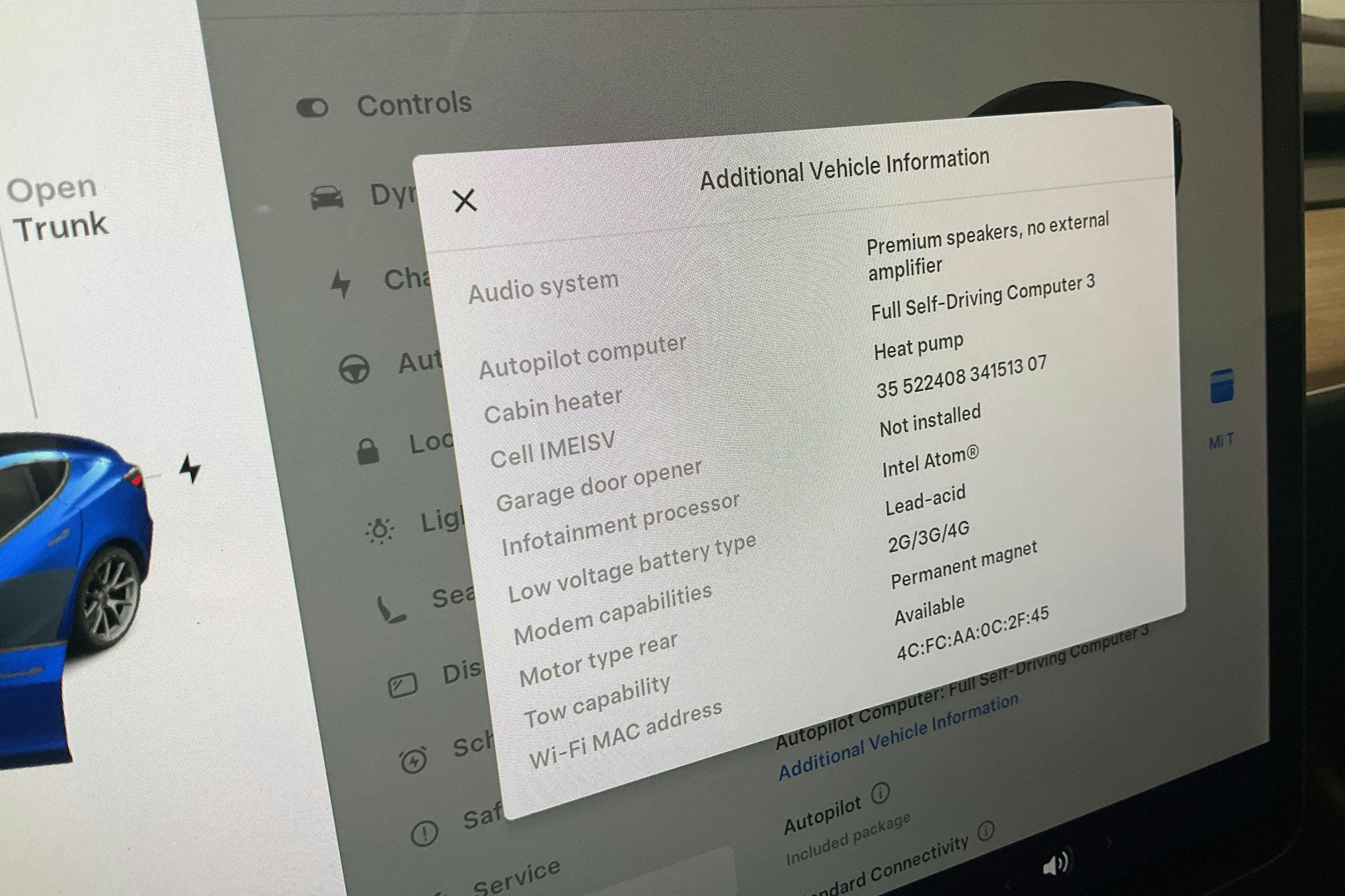 Tesla Model 3 Standard Range RWD - 13 449 mil - Automat - blå - 2021