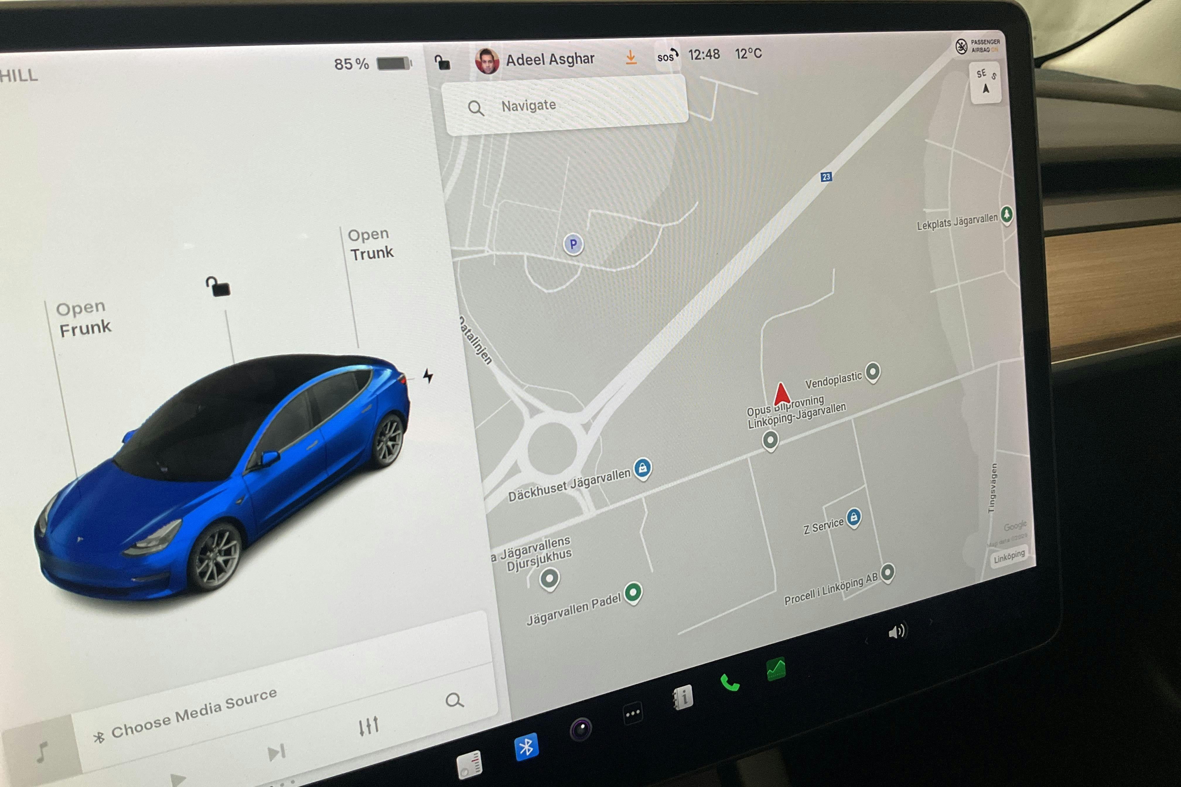 Tesla Model 3 Standard Range RWD - 13 449 mil - Automat - blå - 2021