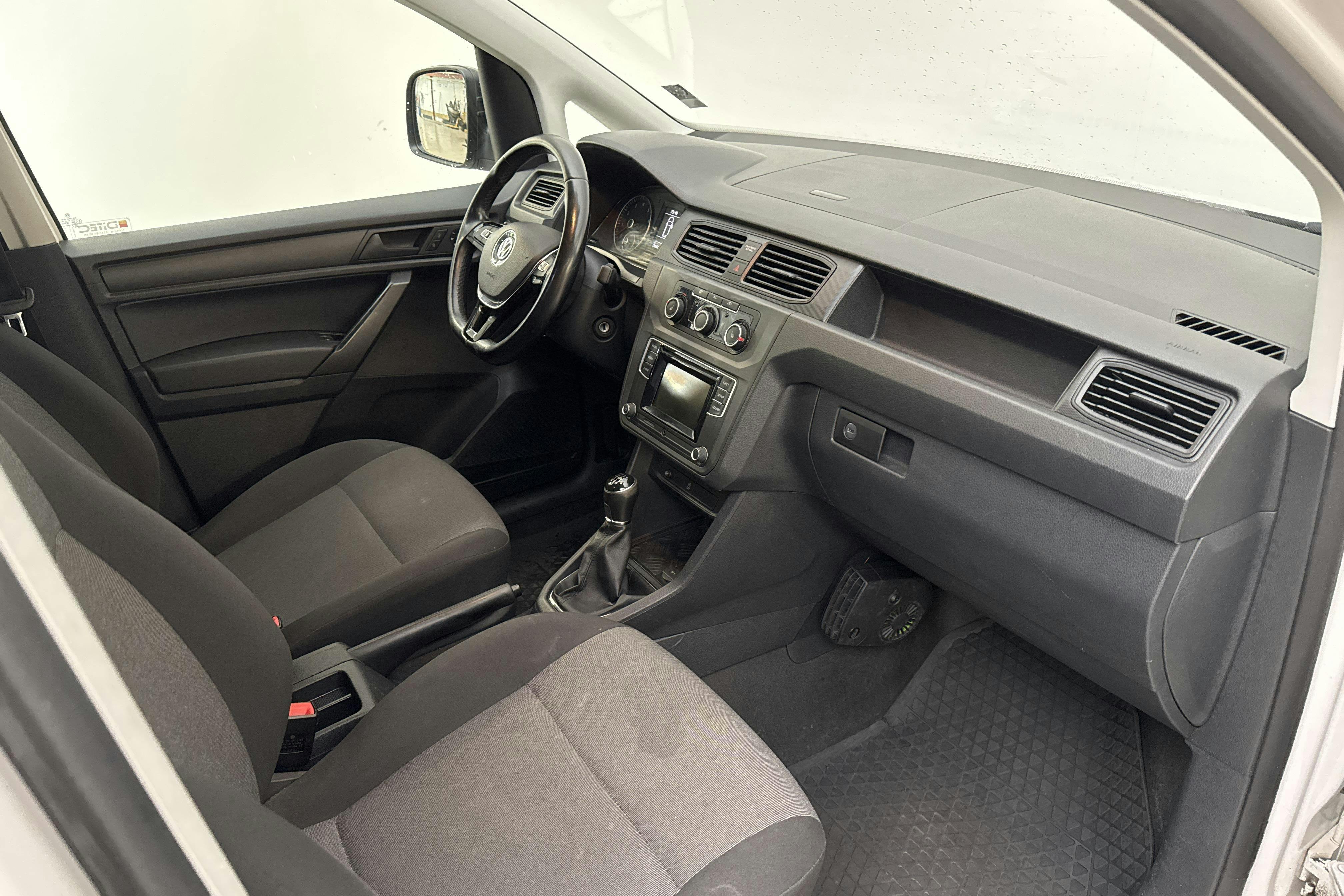VW Caddy 1.4 TGI Skåp (110hk) - 7 309 mil - Manuell - vit - 2017