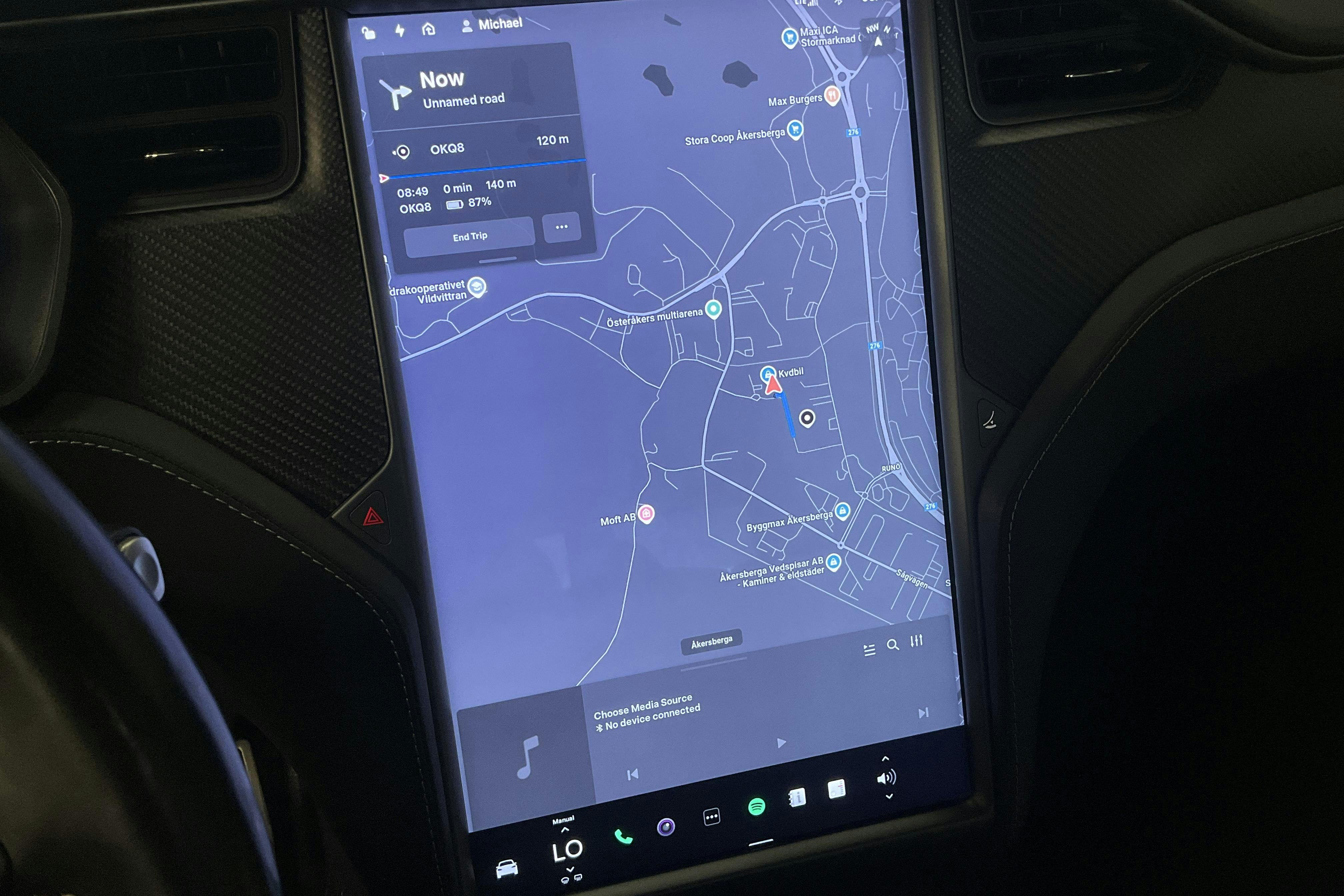Tesla Model X Dual Motor Performance AWD - 9 837 mil - Automat - grå - 2020