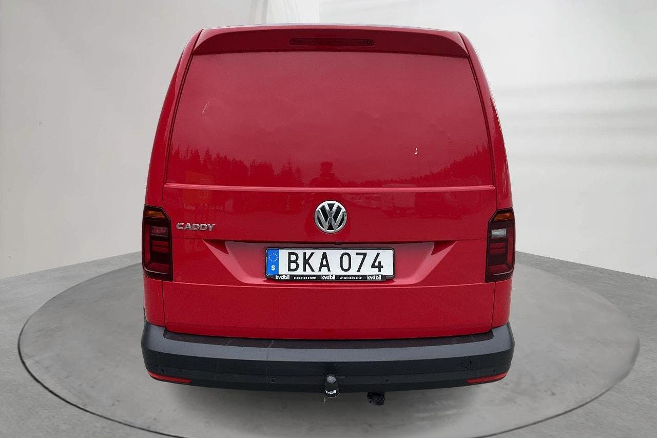 VW Caddy 2.0 TDI (102hk) - 128 850 km - Automaatne - Dark Red - 2018