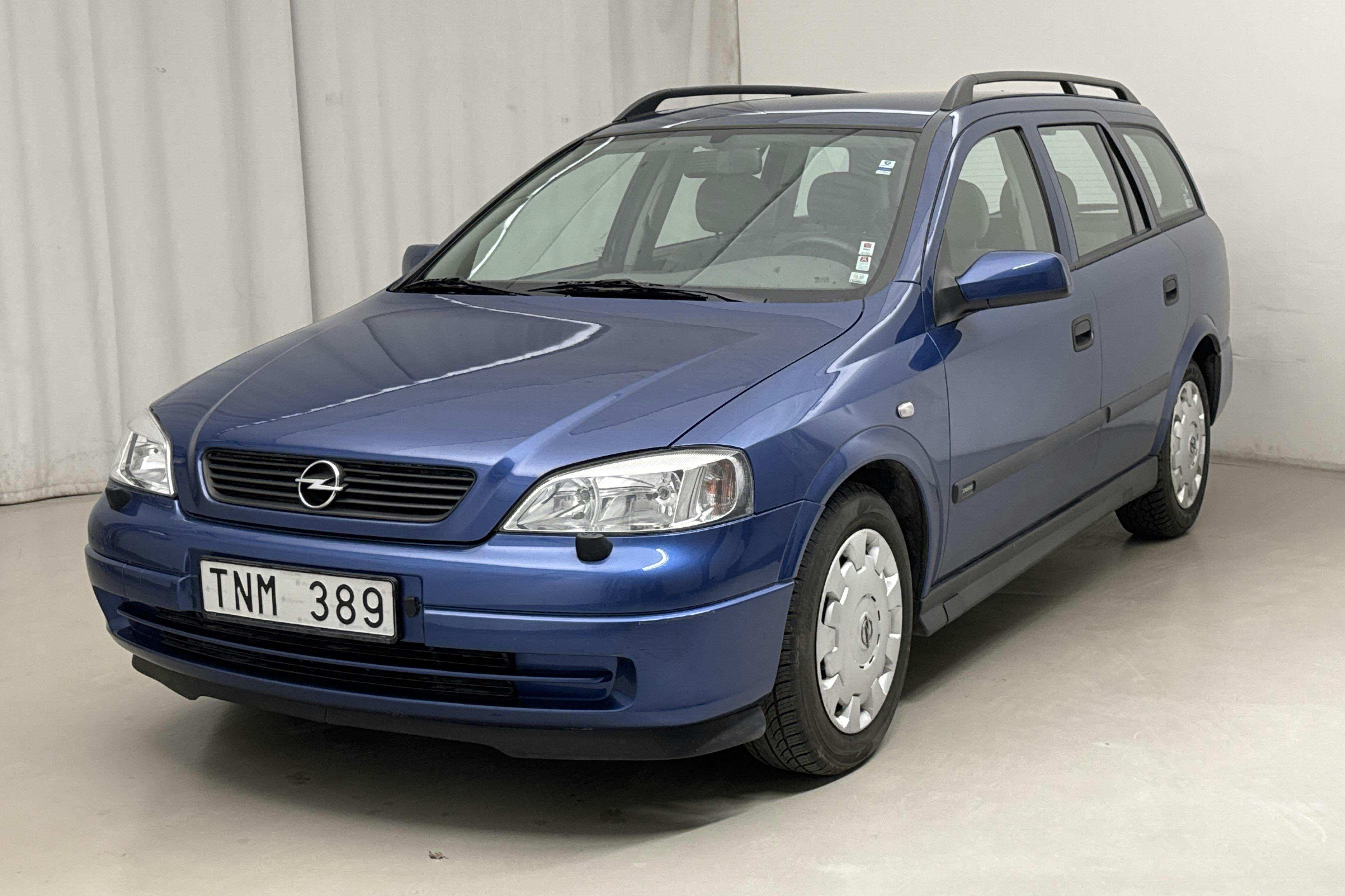 Opel Astra 1.6 Kombi (100hk) - 64 440 km - Manual - blue - 2002