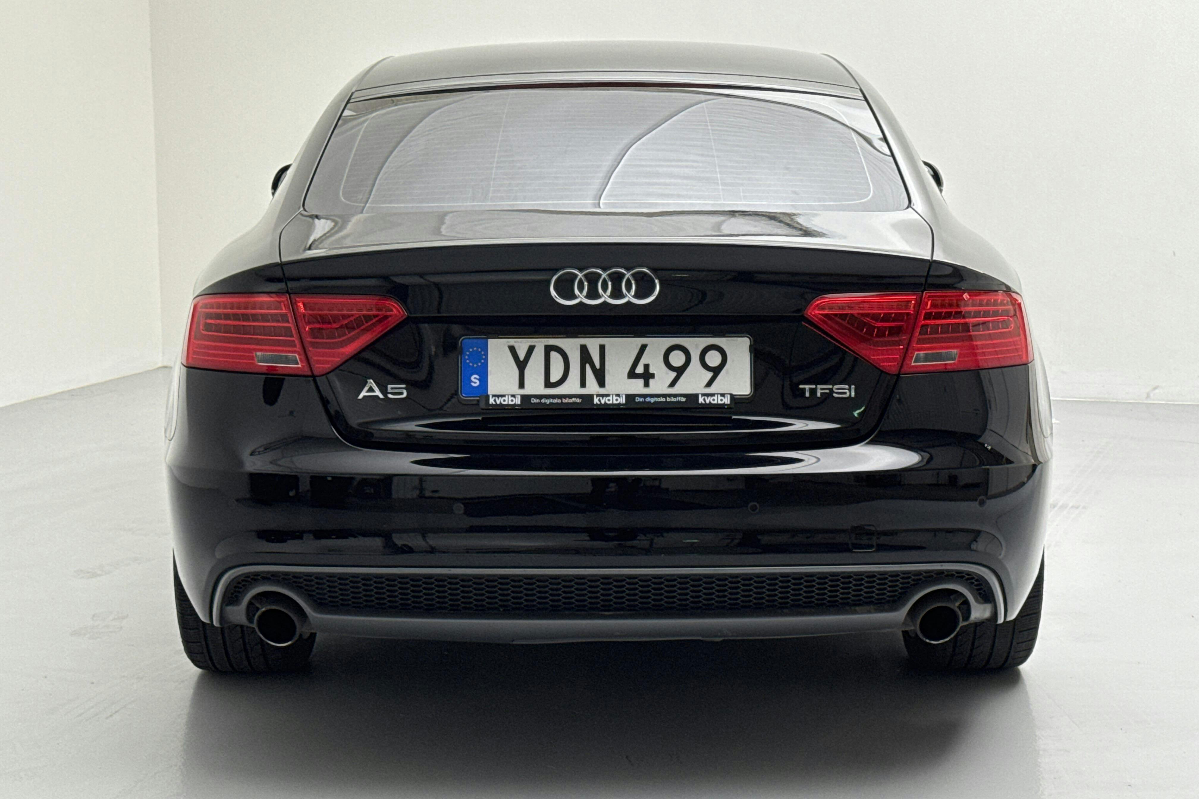Audi A5 1.8 TFSI Sportback (144hk) - 10 298 mil - Manuell - svart - 2016