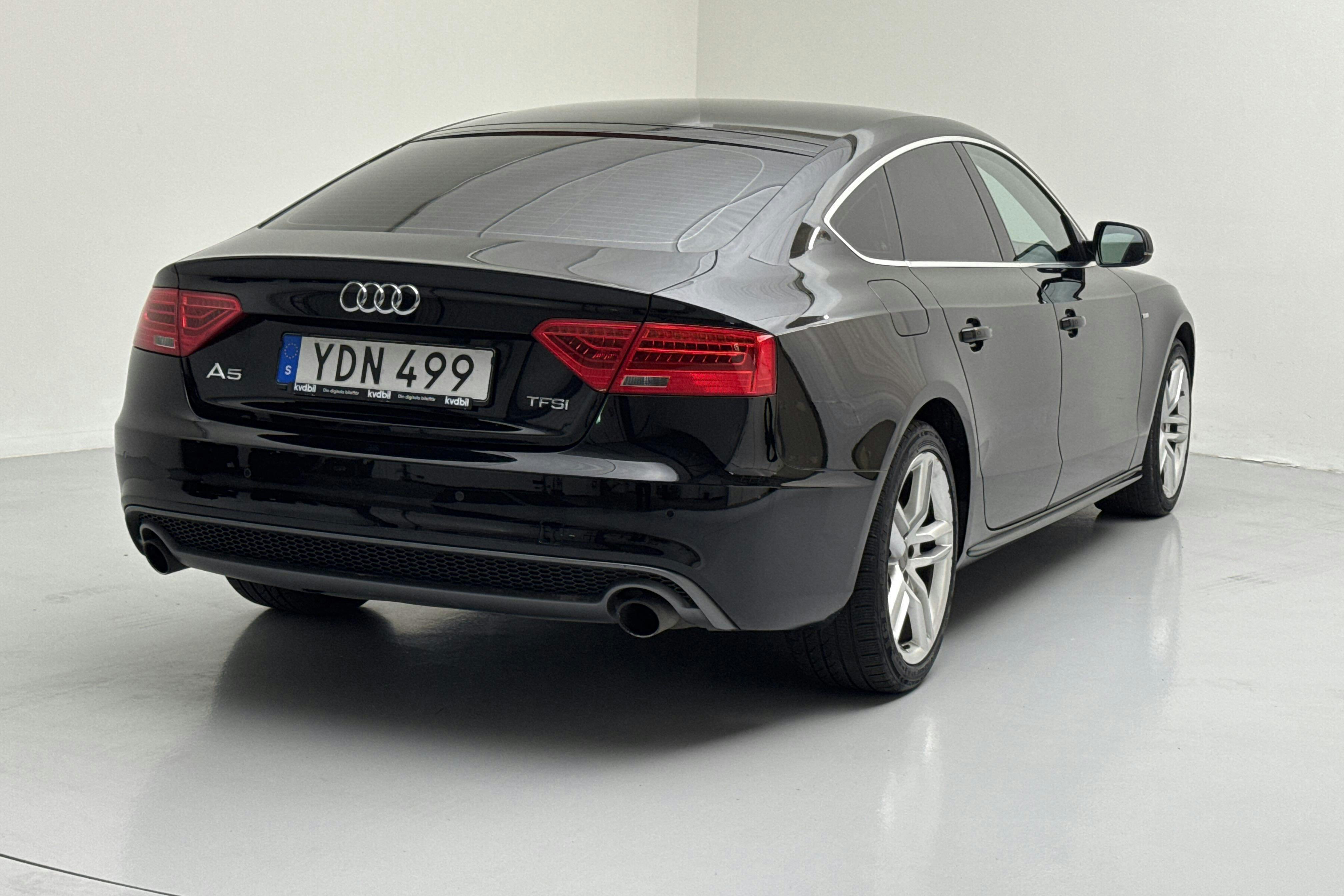 Audi A5 1.8 TFSI Sportback (144hk) - 10 298 mil - Manuell - svart - 2016