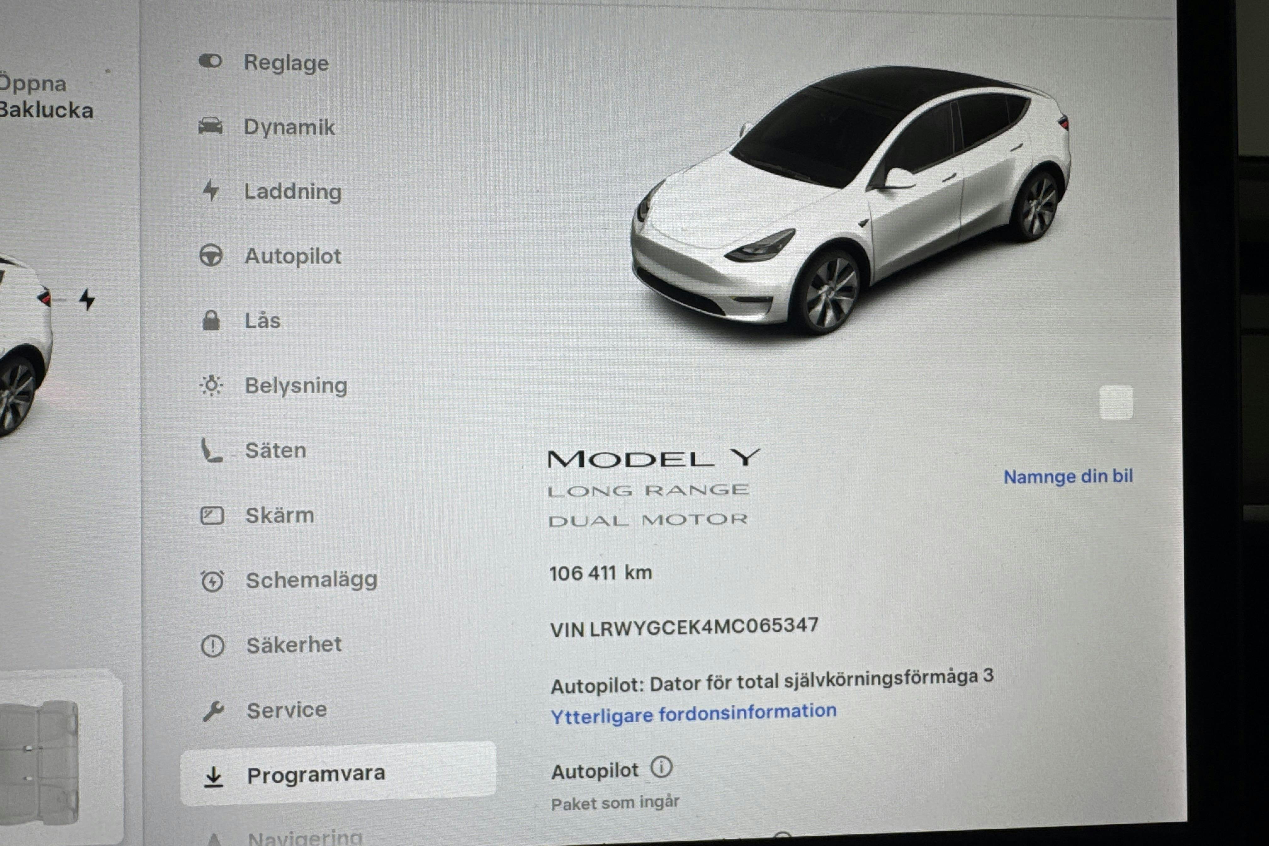 Tesla Model Y Long Range Dual Motor AWD - 10 642 mil - Automat - vit - 2021
