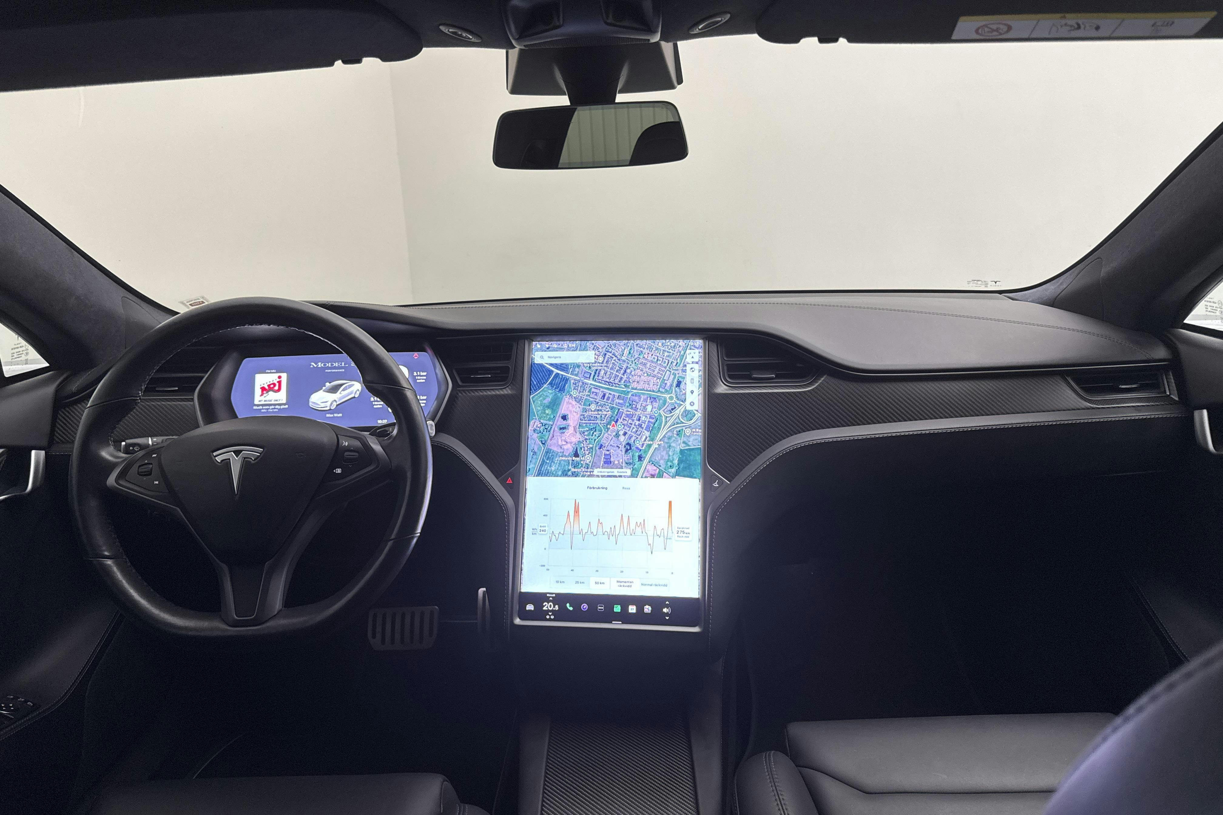 Tesla Model S Dual Motor Performance AWD - 5 290 mil - Automat - vit - 2019