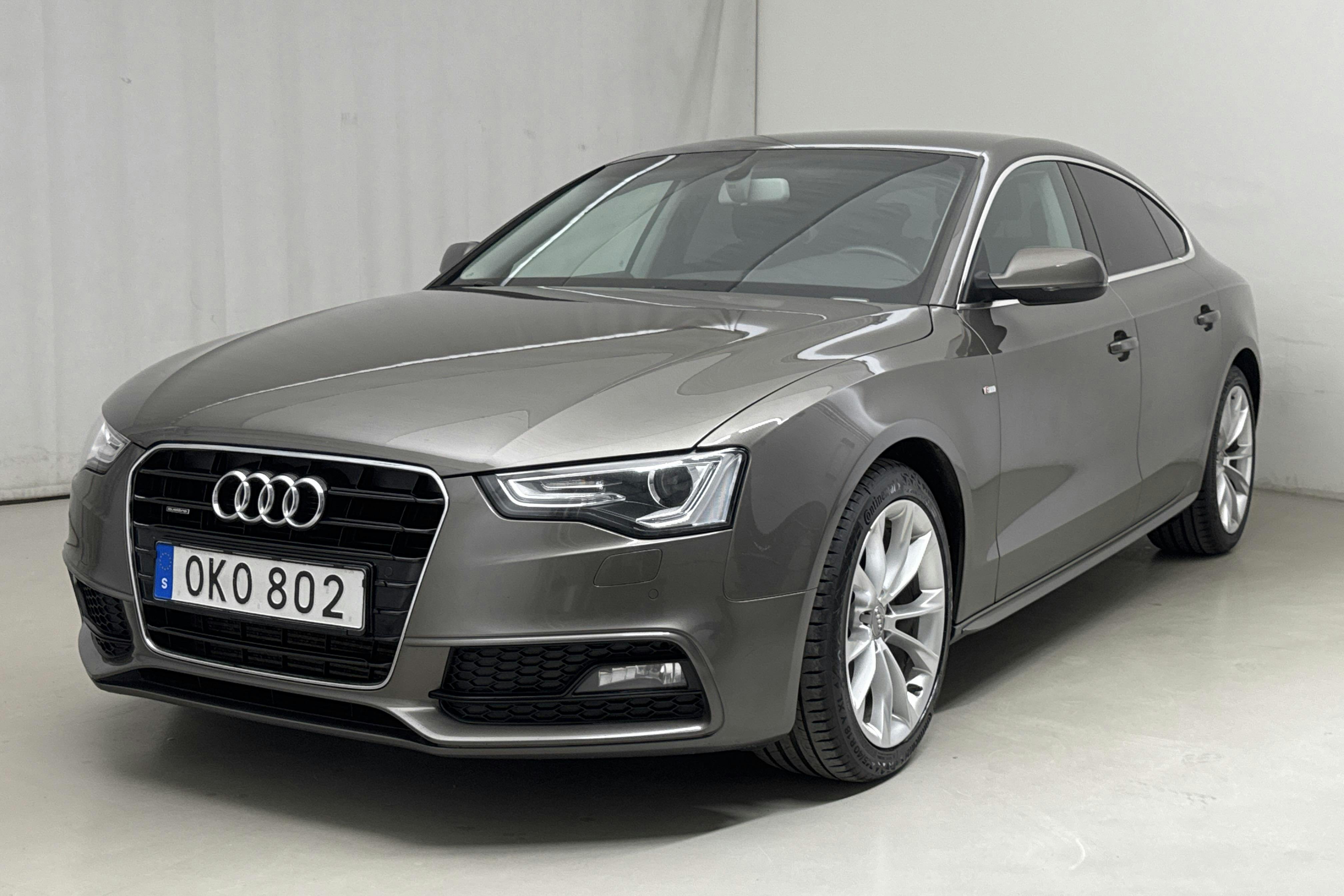 Audi A5 2.0 TFSI Sportback quattro (230hk) - 14 171 mil - Manuell - grå - 2016