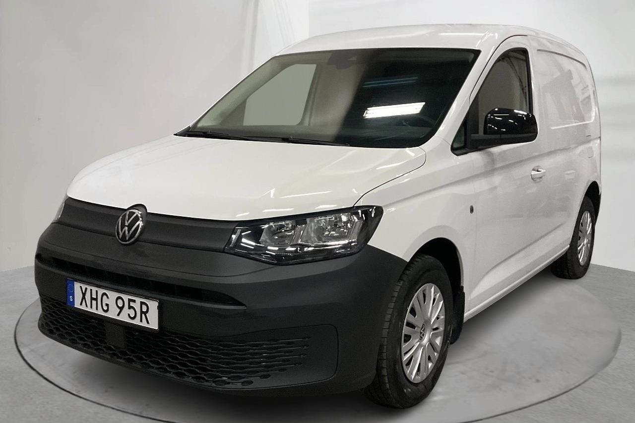 VW Caddy Cargo 2.0 TDI Skåp (102hk) - 4 752 mil - Manuell - vit - 2023
