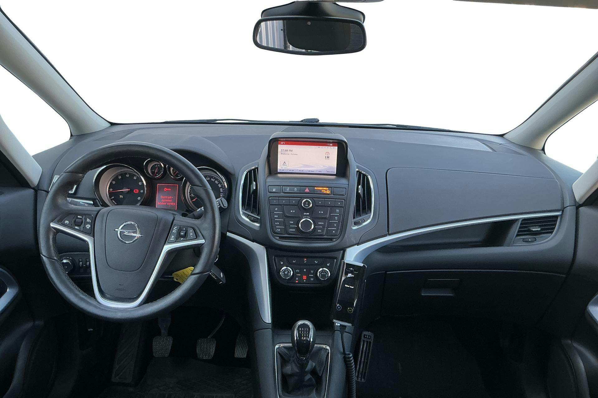 Opel Zafira 1.6 CNG ecoFLEX (150hk) - 4 359 mil - Manuell - vit - 2015