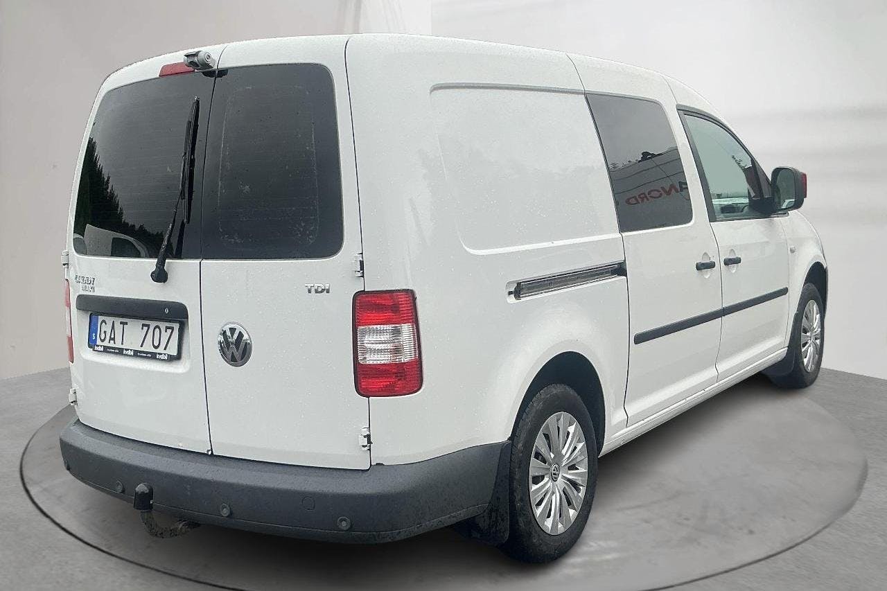VW Caddy 1.9 TDI Maxi Skåp (105hk) - 18 901 mil - Manuell - vit - 2010