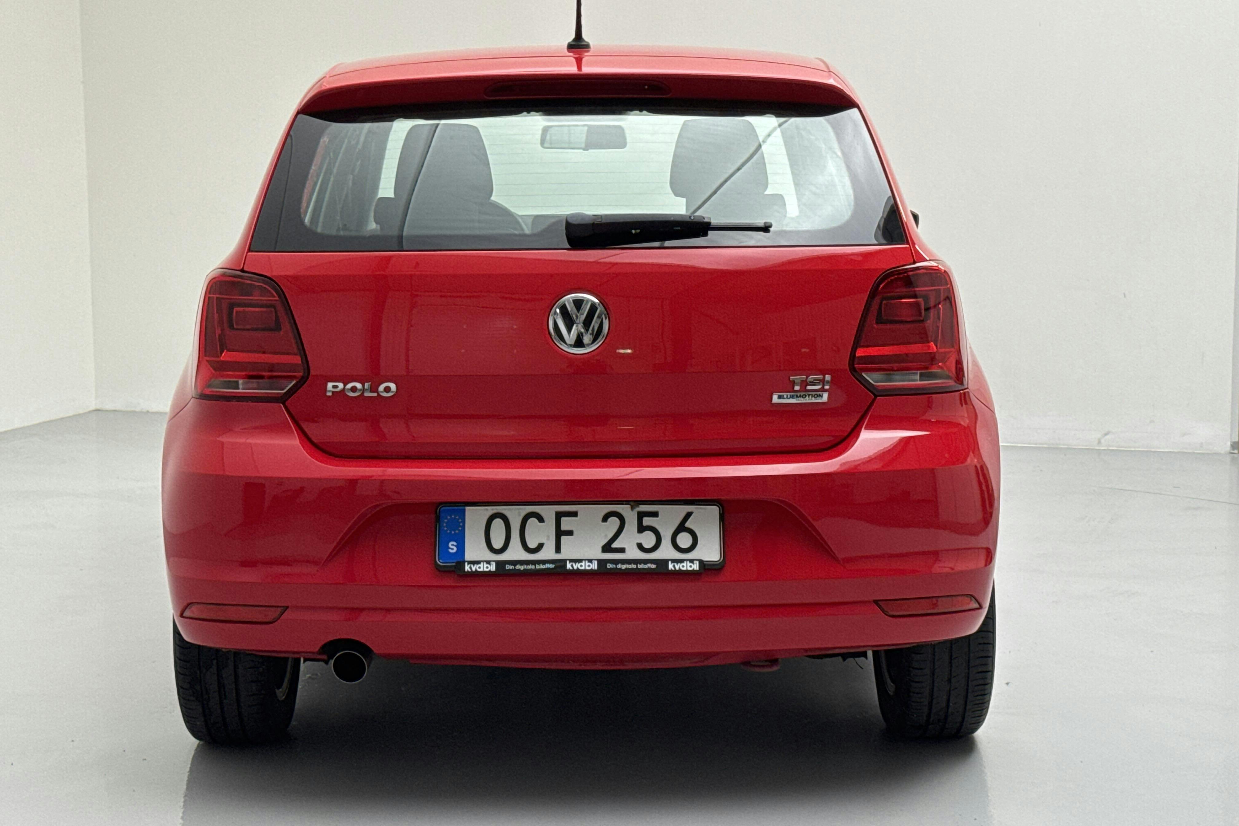 VW Polo 1.2 TSI 5dr (90hk) - 7 923 mil - Manuell - röd - 2016