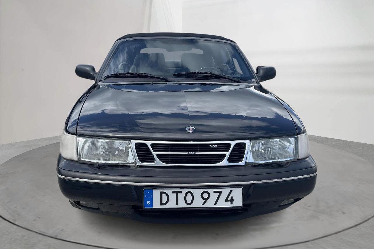 Saab 900 2.5 V6 SE Cabriolet (170hk) - 13 130 mil - Automat - svart - 1996