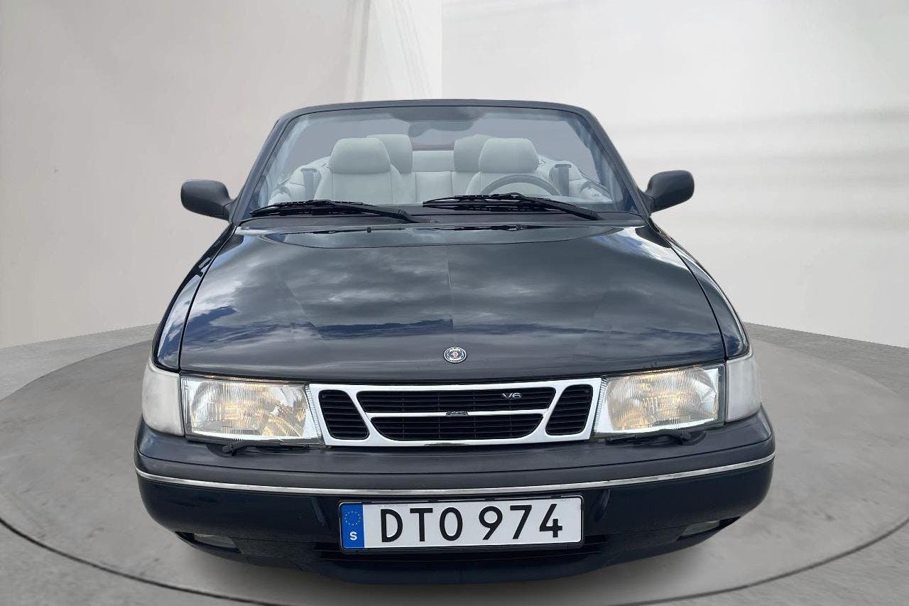 Saab 900 2.5 V6 SE Cabriolet (170hk) - 13 130 mil - Automat - svart - 1996