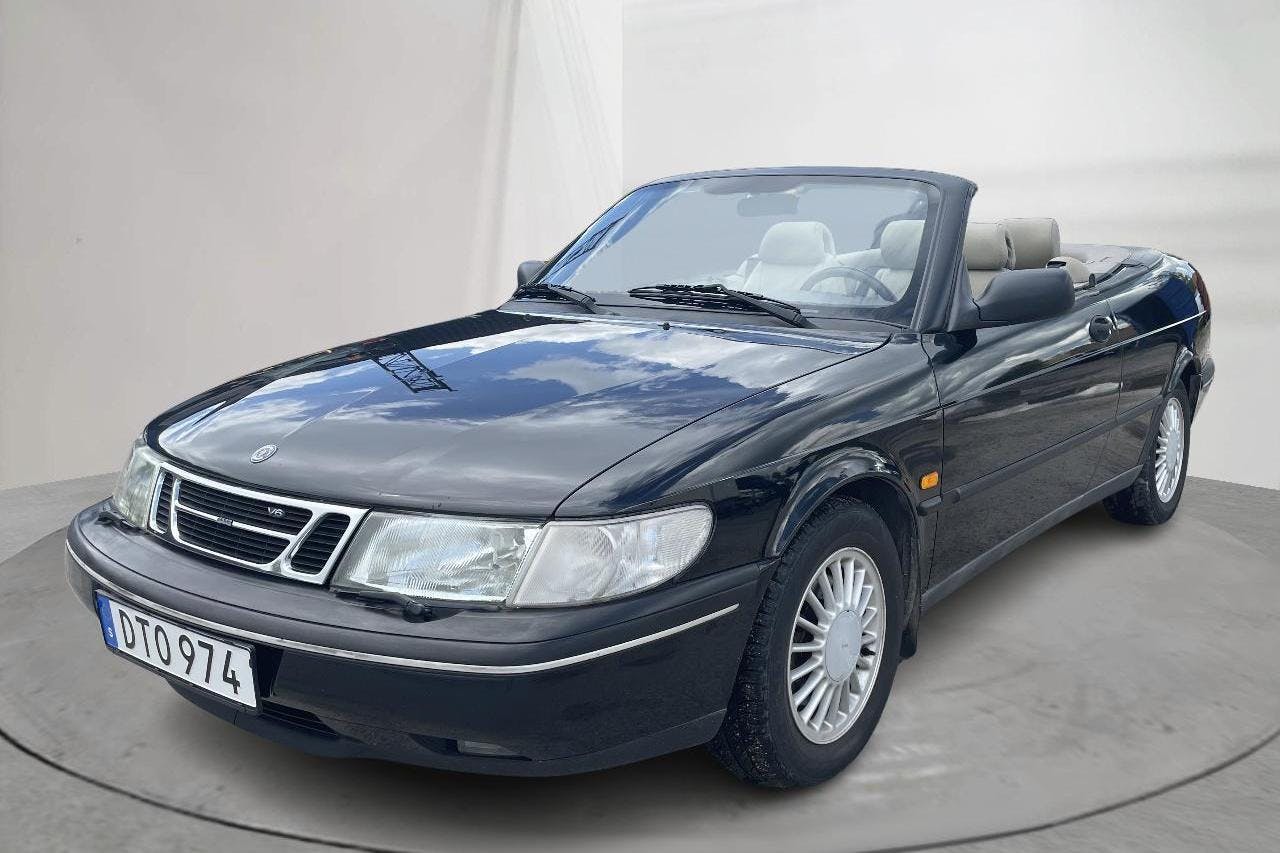 Saab 900 2.5 V6 SE Cabriolet (170hk) - 13 130 mil - Automat - svart - 1996