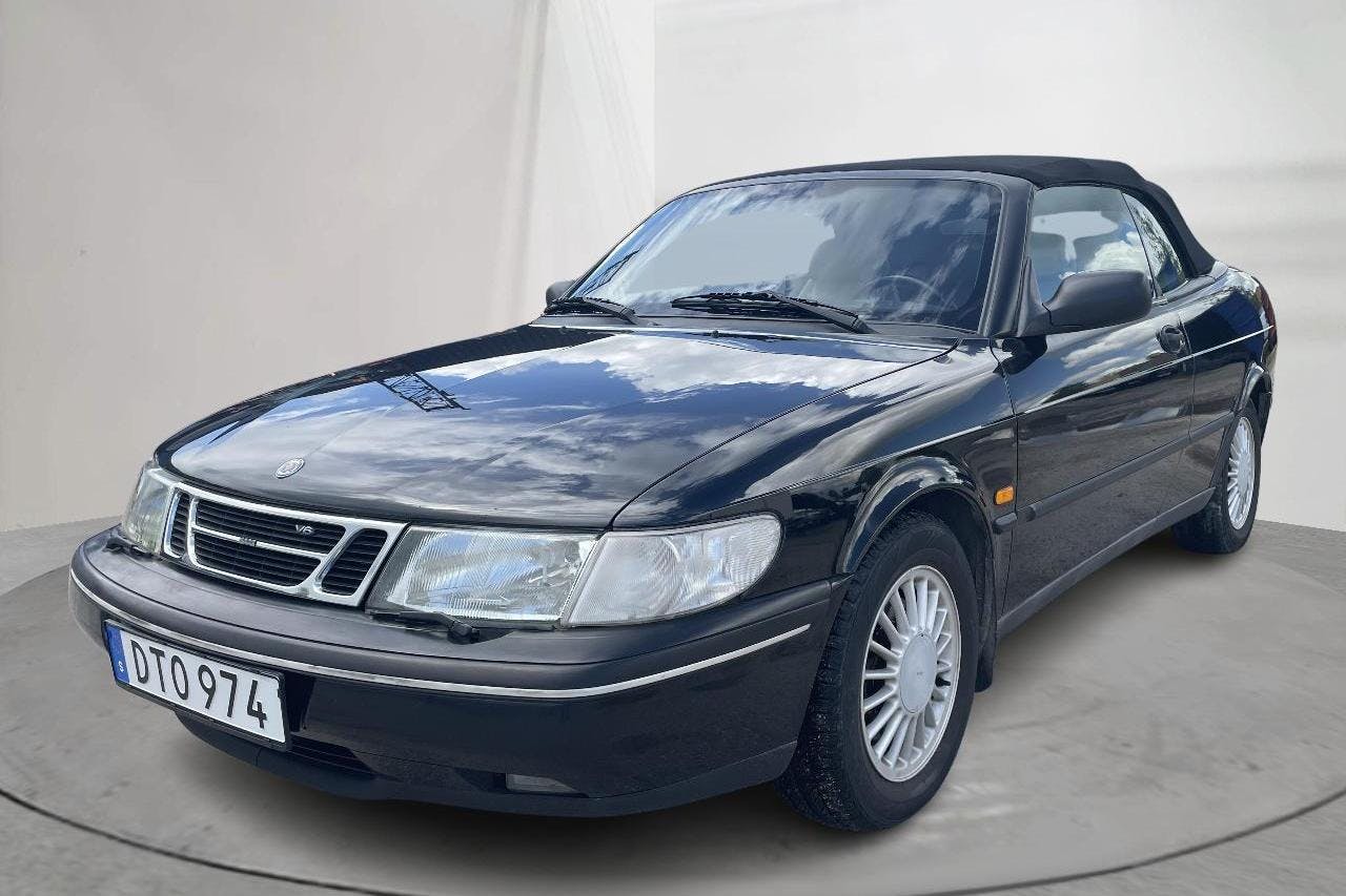 Saab 900 2.5 V6 SE Cabriolet (170hk) - 13 130 mil - Automat - svart - 1996