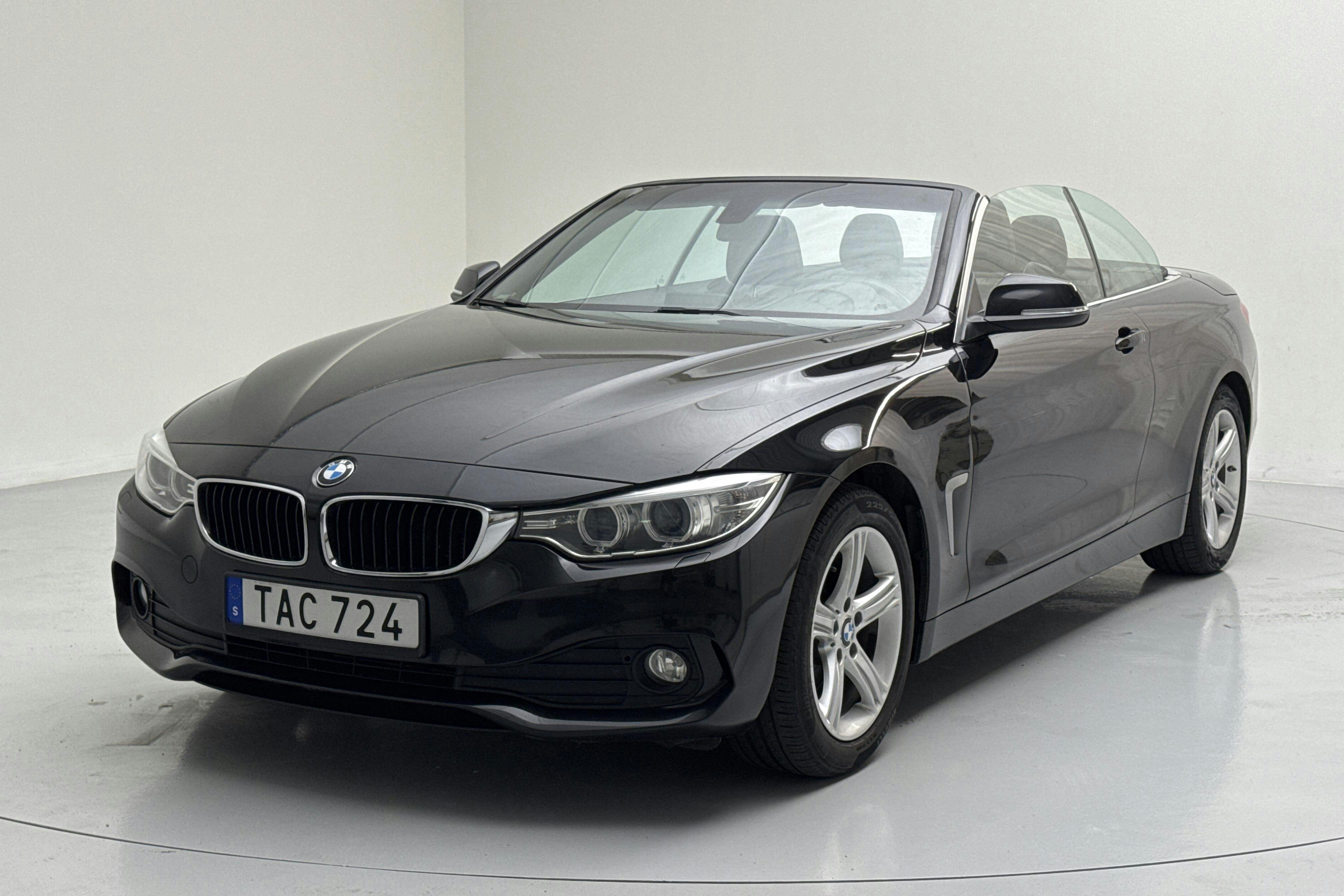 BMW 420d Cabriolet, F33 (184hk) - 153 220 km - Automaatne - must - 2015