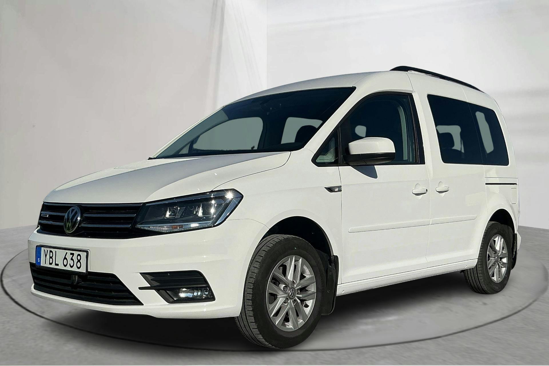 VW Caddy Life 1.4 TGI (110hk) - 37 910 km - Automatic - white - 2018