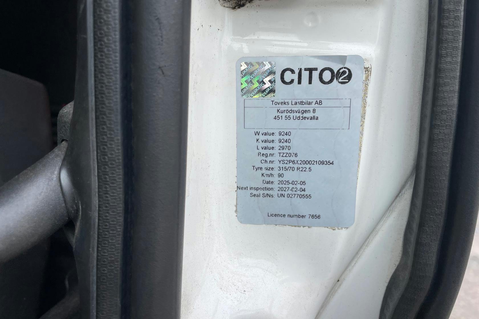 SCANIA P360 - 336 615 km - Automat - vit - 2015