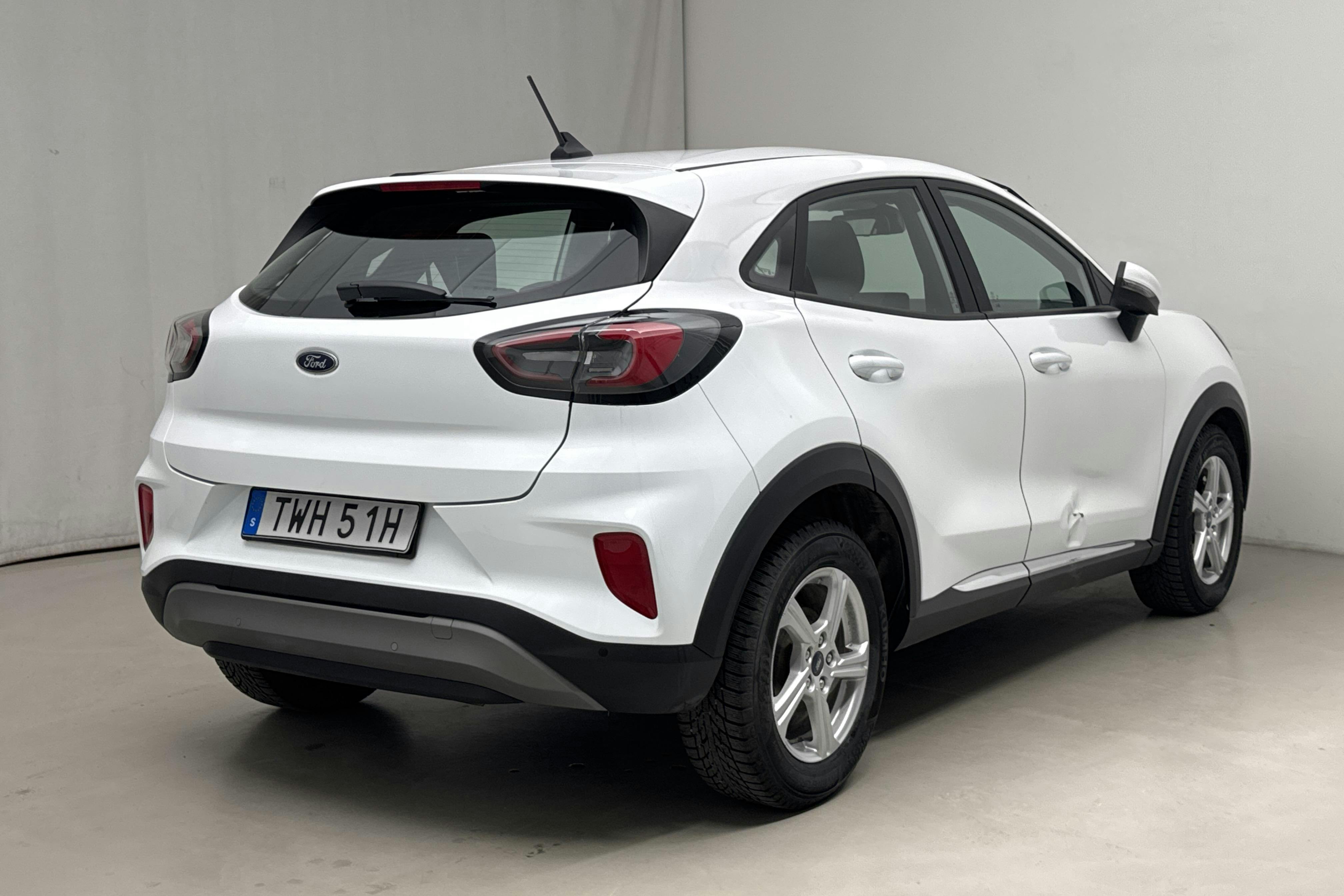 Ford Puma 1.0T MHEV (125hk) - 24 770 km - Automaatne - valge - 2024