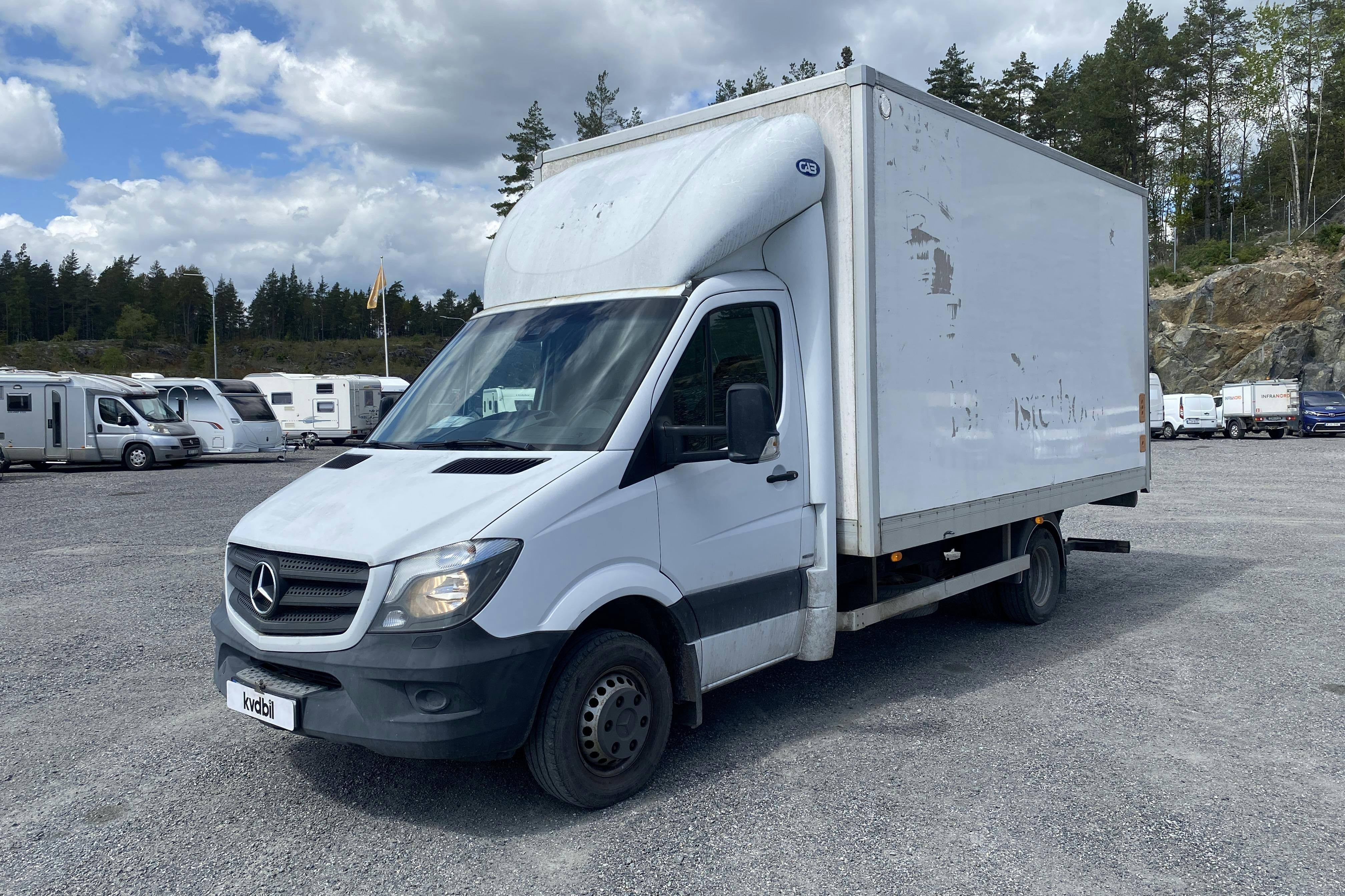 Mercedes Sprinter 519 Volymskåp (190hk) - 115 756 km - Automat - vit - 2016
