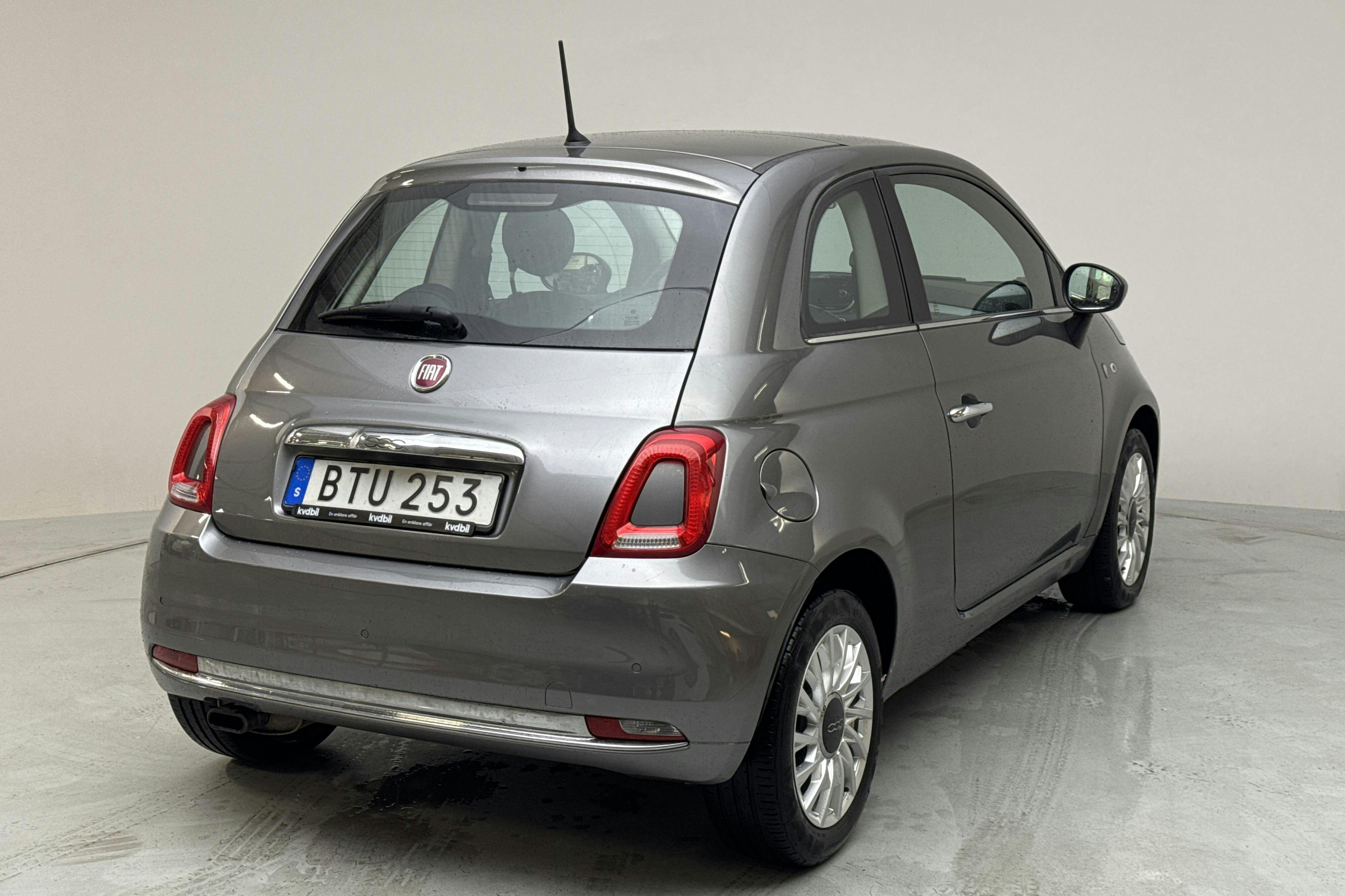 Fiat 500 1.2 (69hk) - 6 946 mil - Manuell - grå - 2016