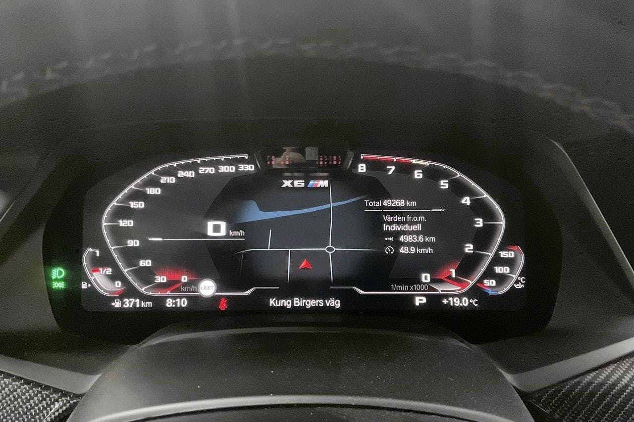 BMW X6 M Competition, G06 (625hk) - 4 926 mil - Automat - grön - 2020