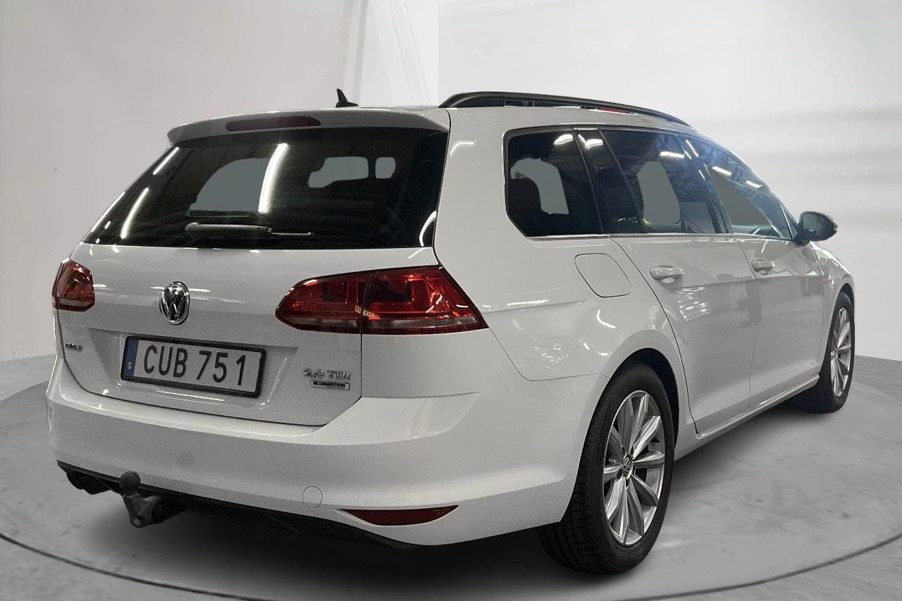 VW Golf VII 2.0 TDI BlueMotion Technology Sportscombi (150hk) - 19 189 mil - Manuell - vit - 2015