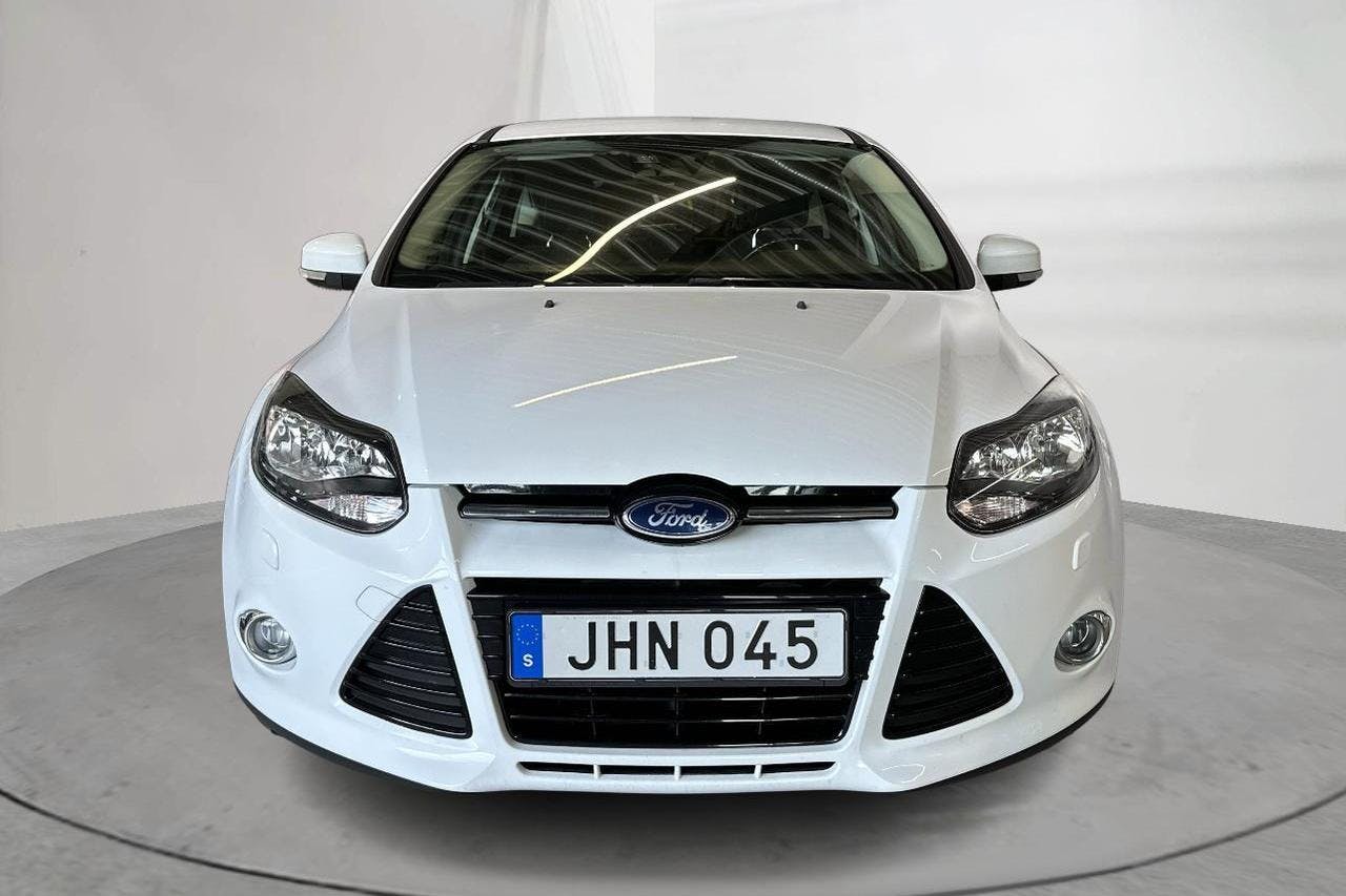 Ford Focus 1.0 EcoBoost 5dr (100hk) - 81 900 km - Manual - white - 2014