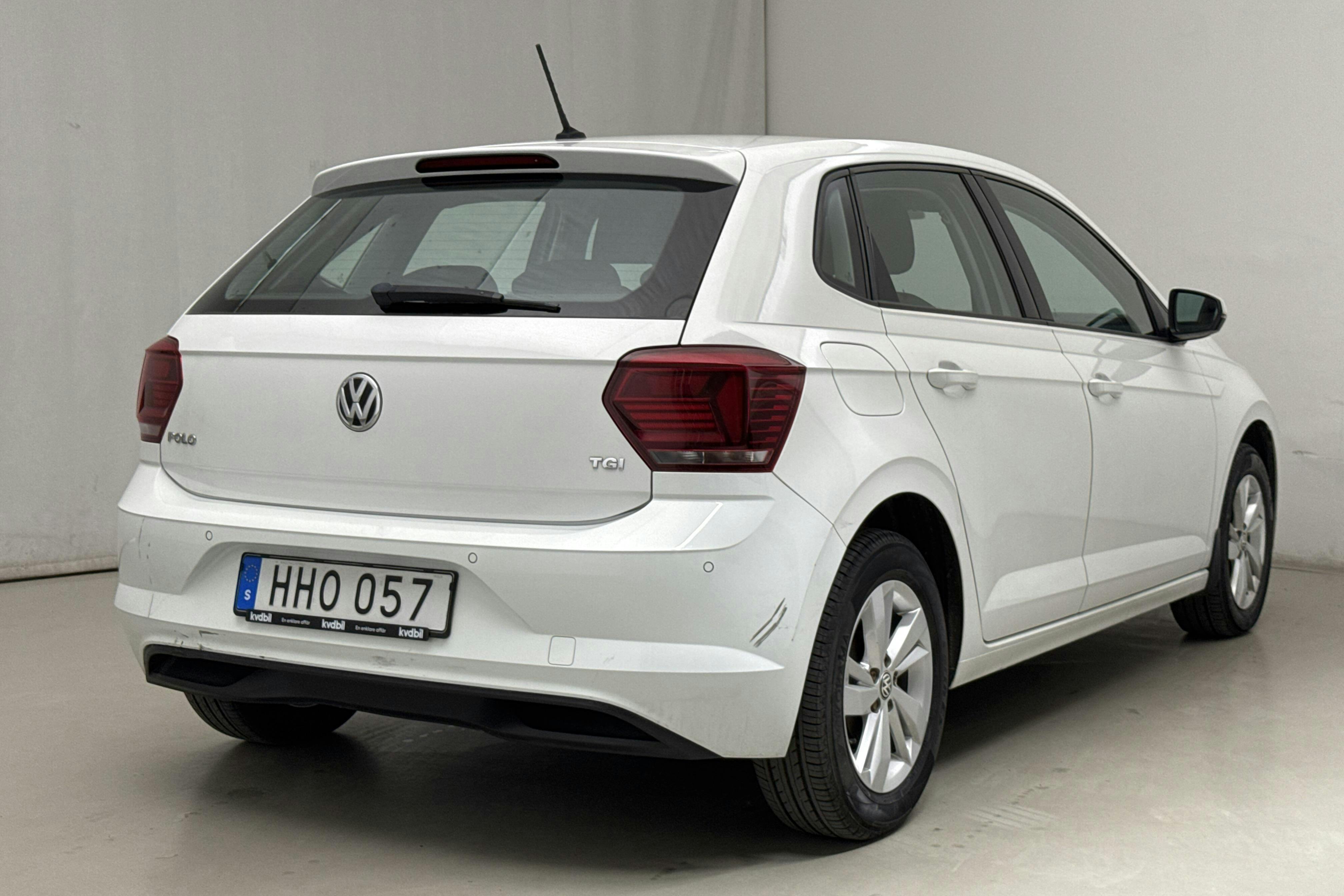 VW Polo 1.0 TGI 5dr (90hk) - 87 800 km - Manual - white - 2018