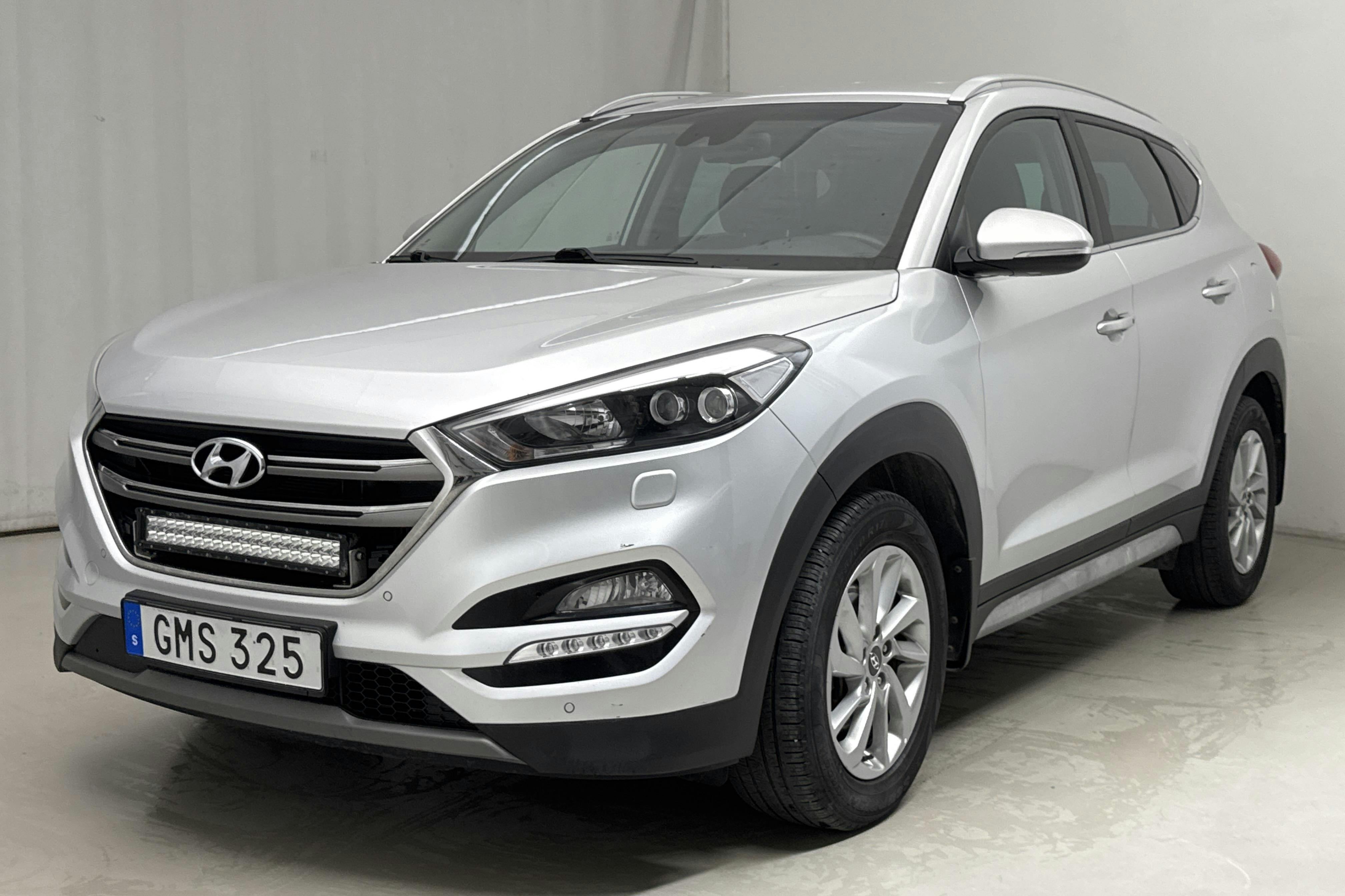 Hyundai Tucson 1.6 T-GDI 4WD (177hk) - 14 298 mil - Automat - silver - 2018