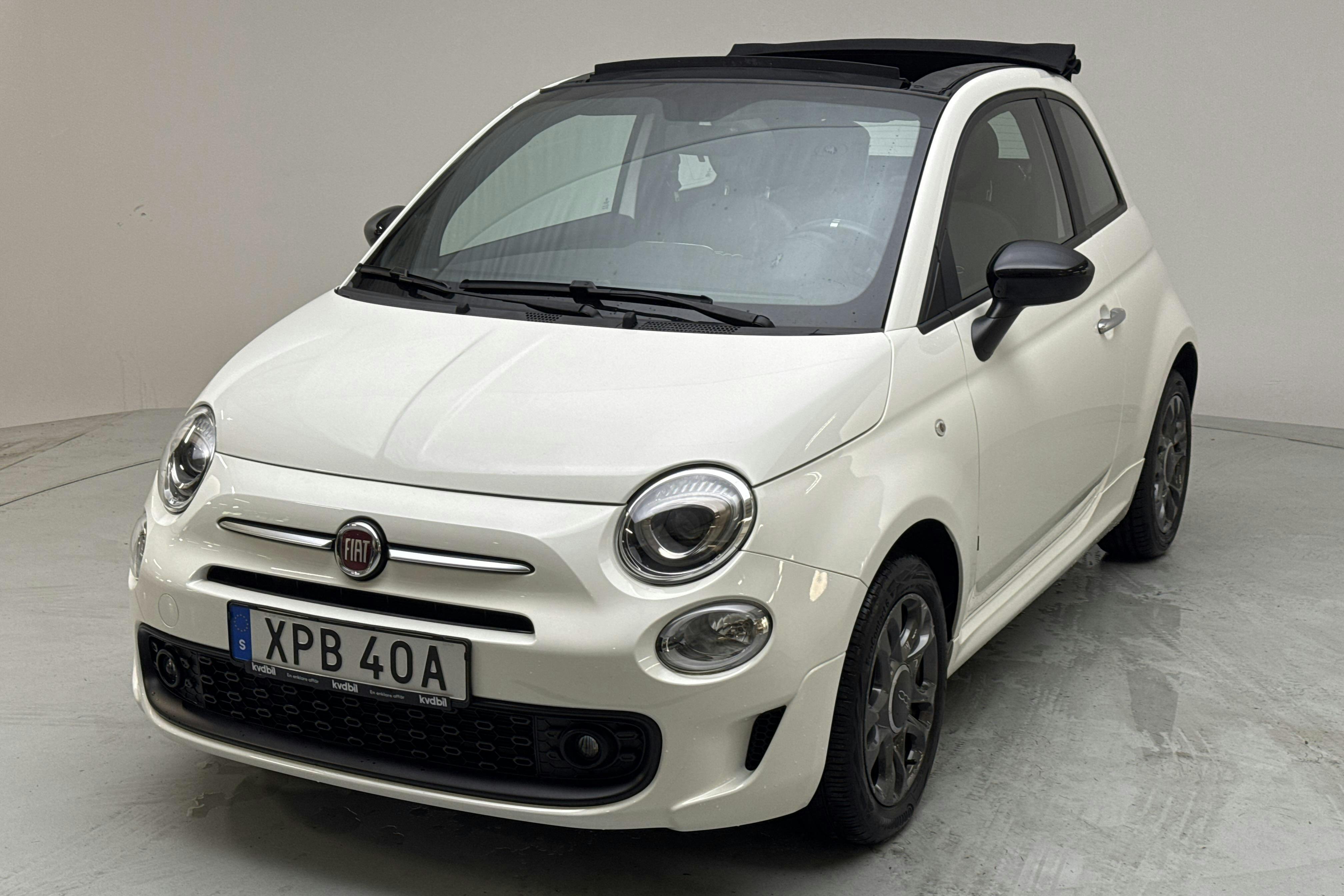 Fiat 500 Hybrid Cab (70hk) - 1 781 mil - Manuell - vit - 2022